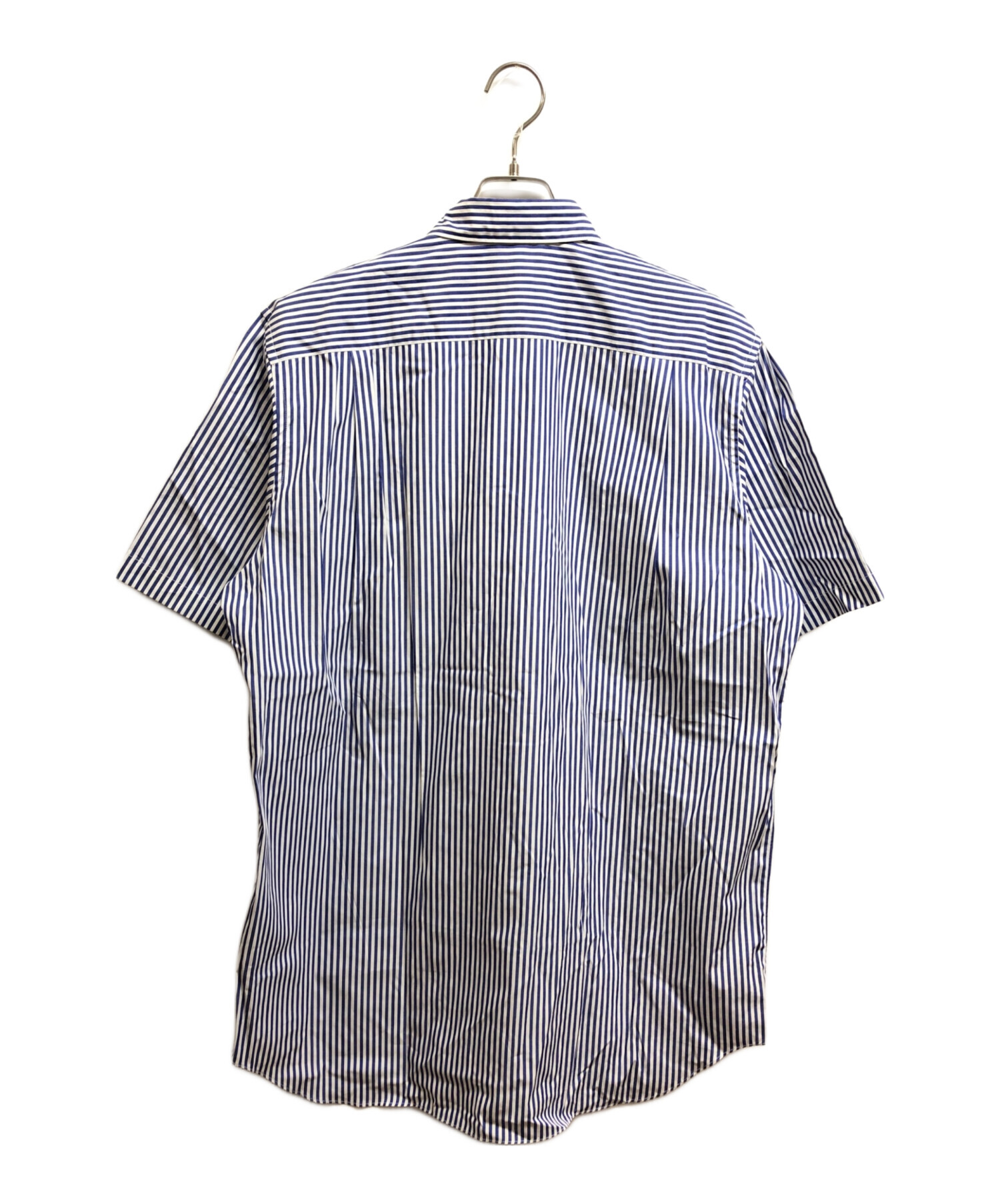中古・古着通販】CDG (シーディージー) 半袖ストライプシャツ ホワイト 