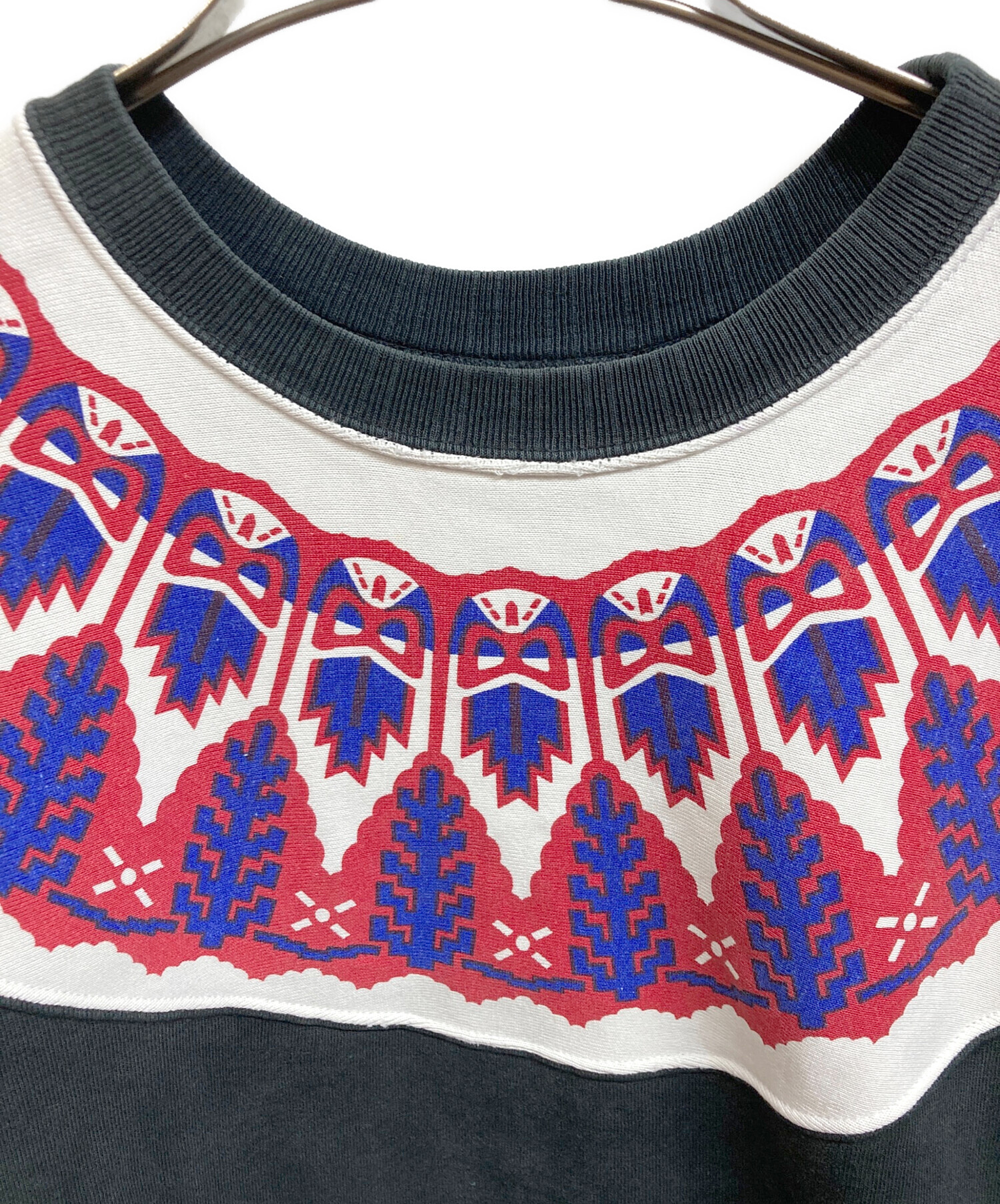 中古・古着通販】HONEY (ハニー) 雪柄スウェット ブラック サイズ:M