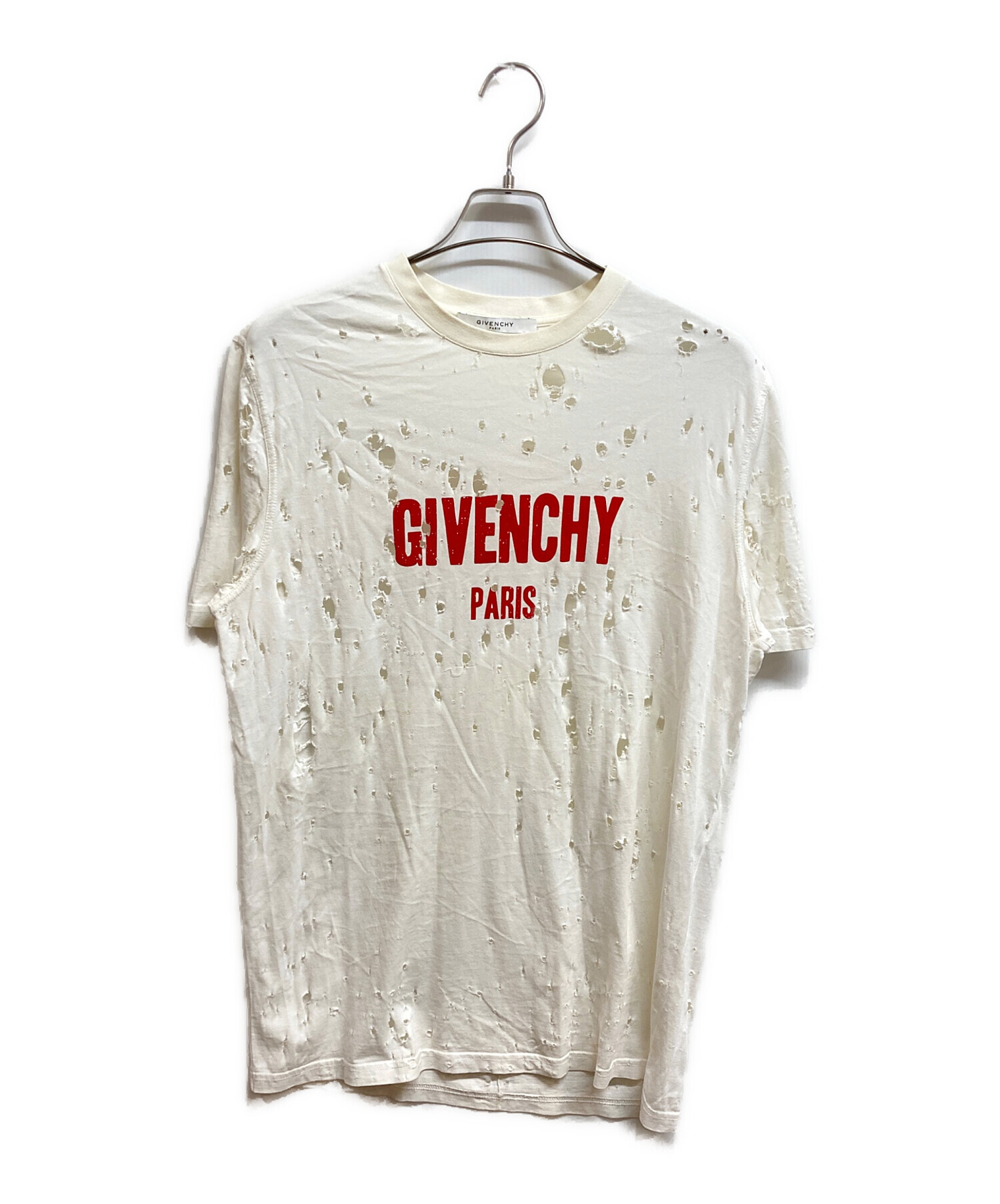 GIVENCHY デストロイ Tシャツ XS GIVENCHY - GIVENCHY デストロイ ロゴ Tシャツ XSの通販 by