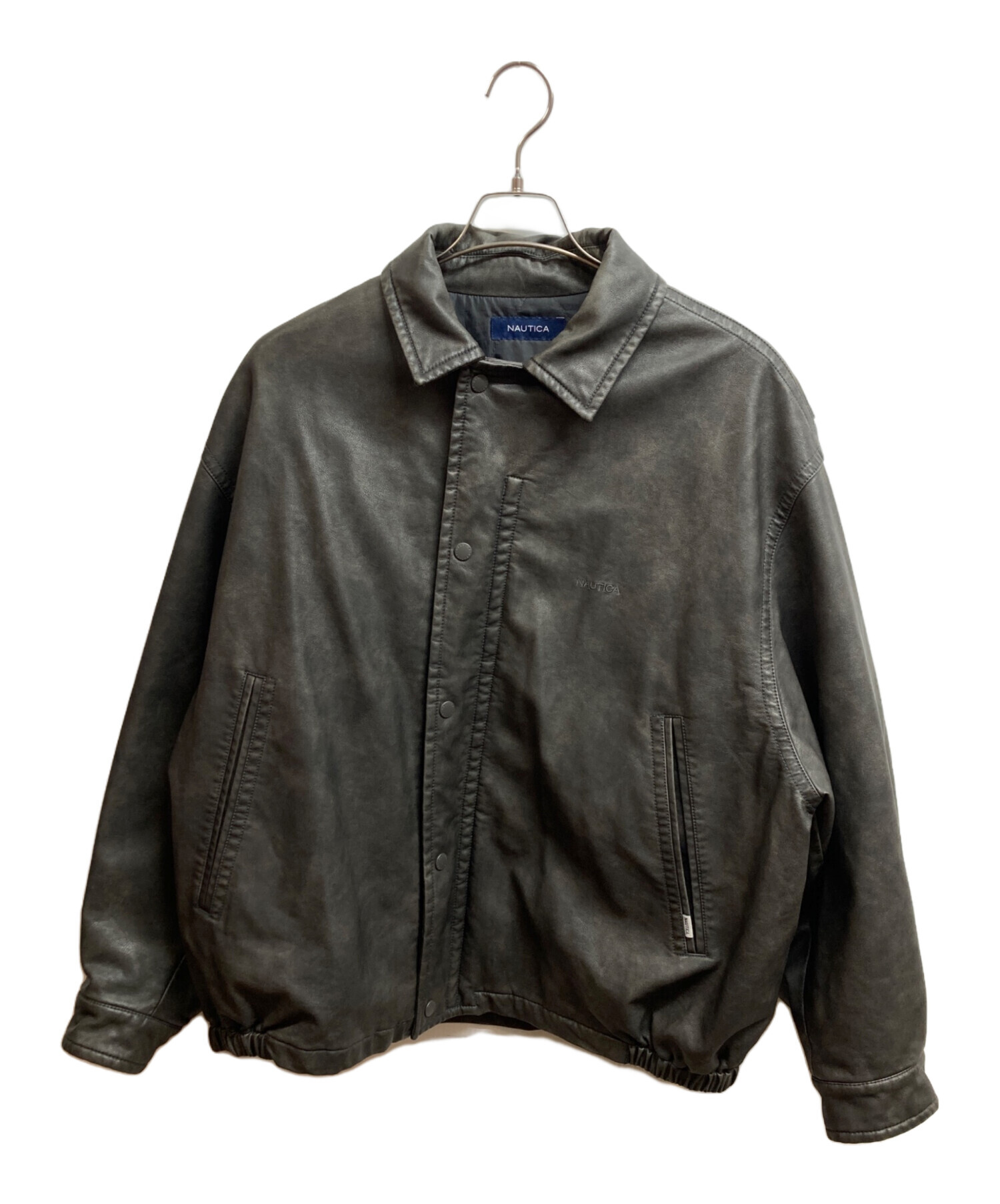 中古・古着通販】NAUTICA (ノーティカ) フェイクレザージャケット 