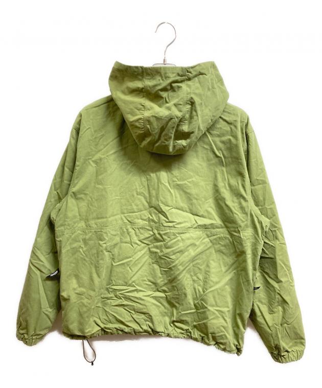 STUSSY アノラックパーカー 90s OLD STUSSY Check Cotton Anorak Parka 紫 L 白タグ