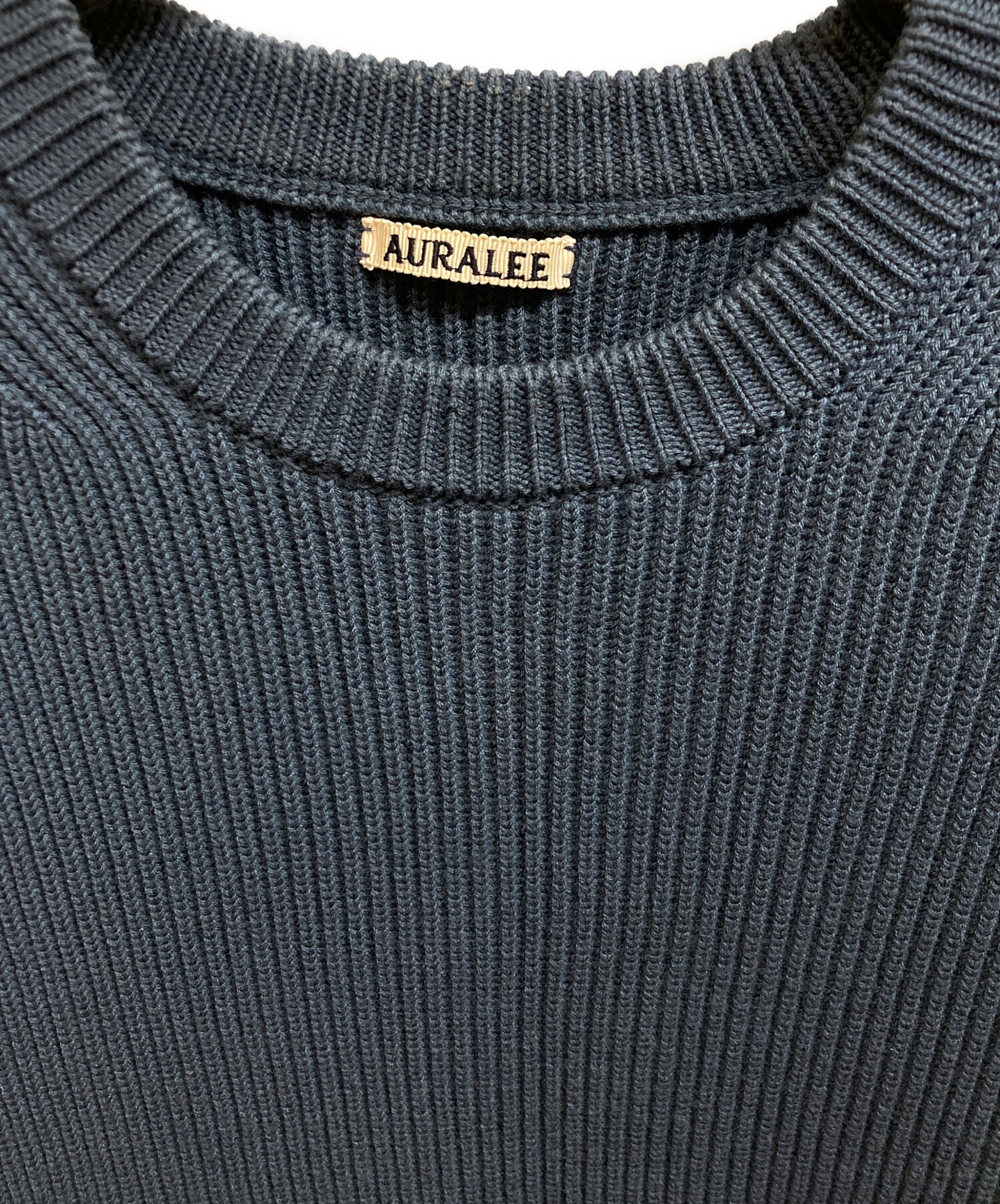 【美品】AURALEE オーラリー 定番ウールリブニットプルオーバー メンズ 5 楽天市場】オーラリー リブニット（メンズファッション）の通販