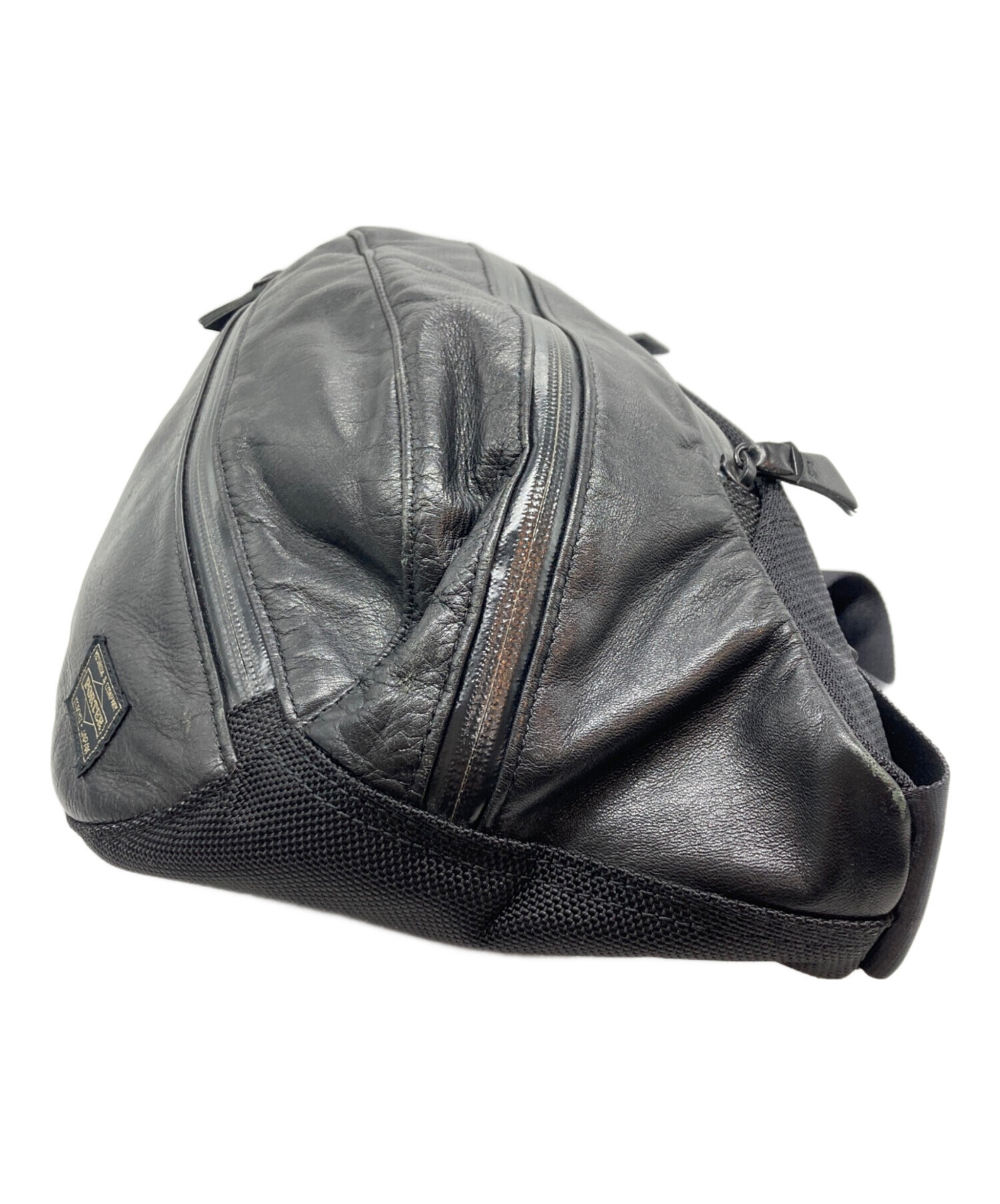 中古・古着通販】PORTER (ポーター) ZOOMレザーウエストポーチ