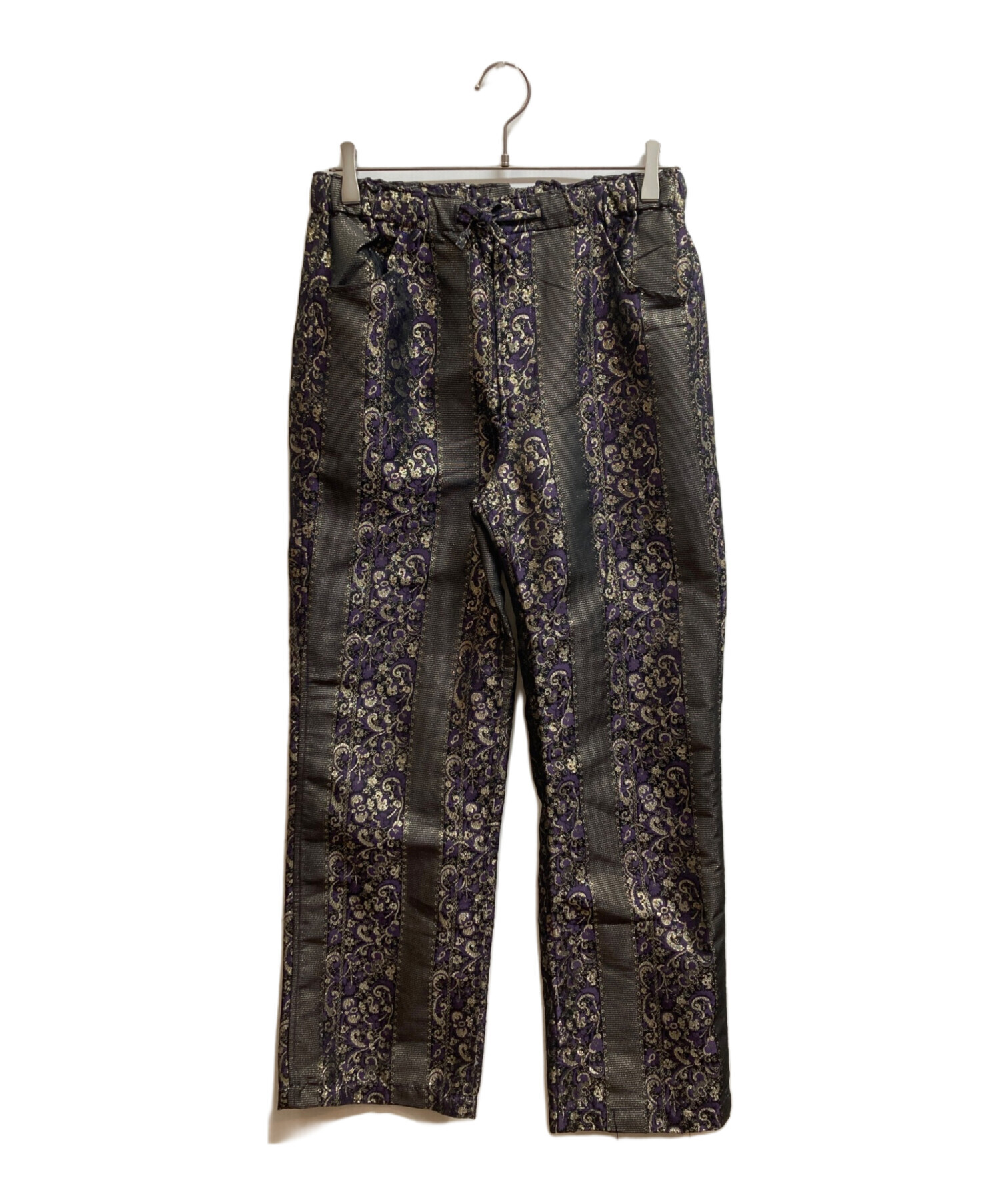 needles ジャガードパンツ oneday購入 中古・古着通販】Needles (ニードルズ) ジャガードパンツ ブラック