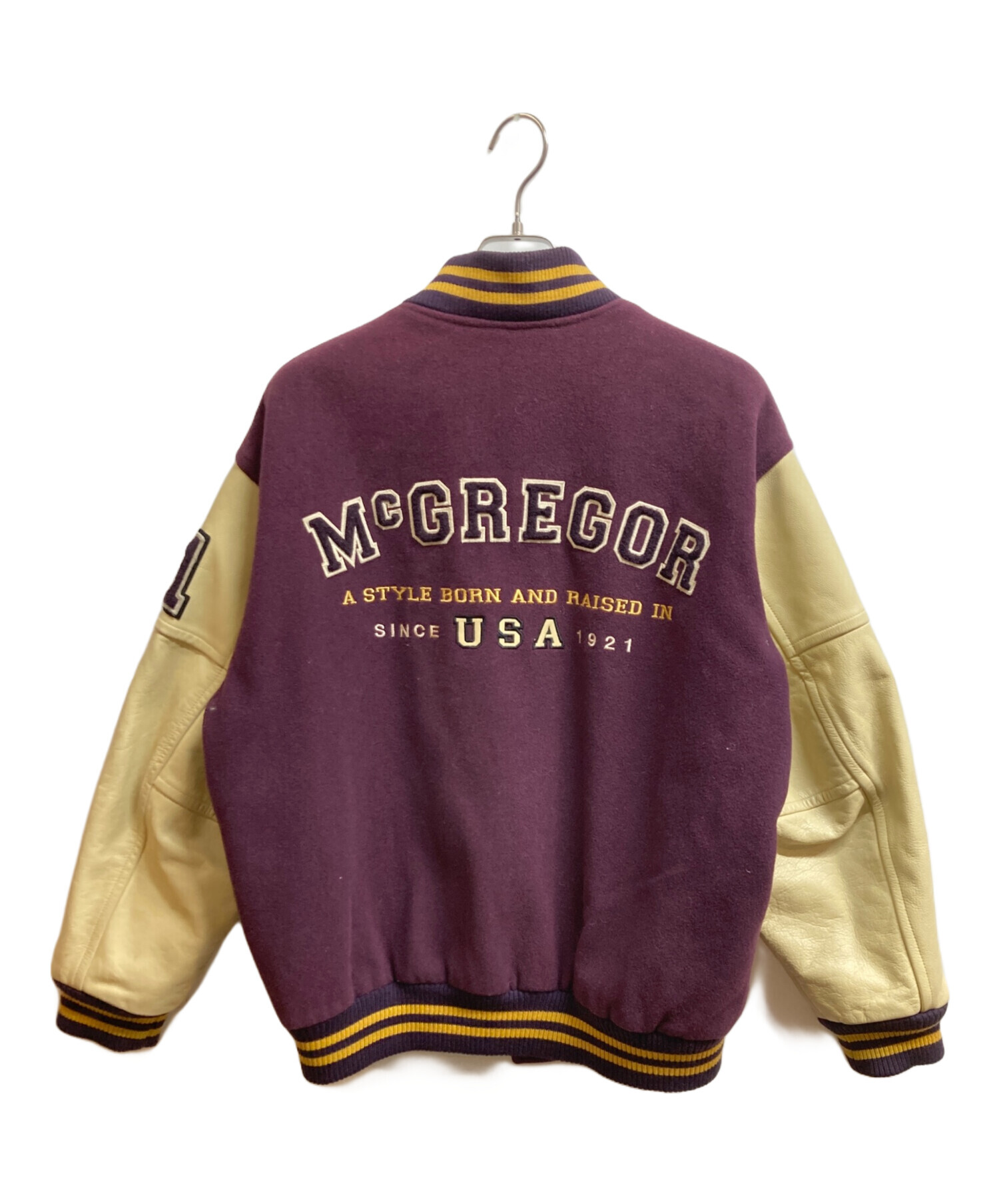 中古・古着通販】McGREGOR (マクレガー) スタジャン パープル サイズ 