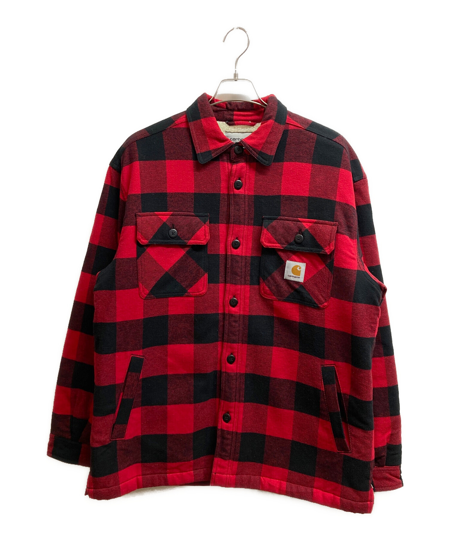 中古・古着通販】CarHartt (カーハート) MERTON SHIRT JAC レッド