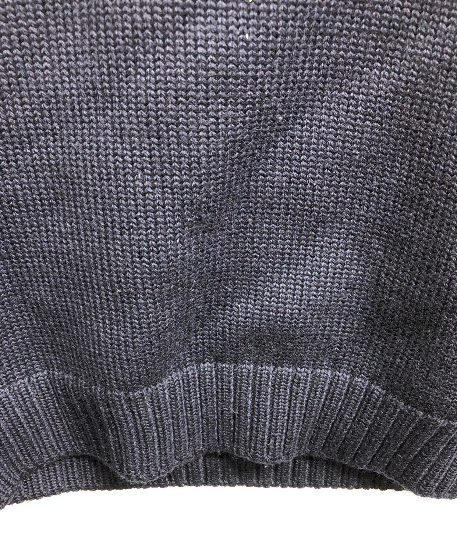 中古・古着通販】Zanone (ザノーネ) タートルネックニット ネイビー 