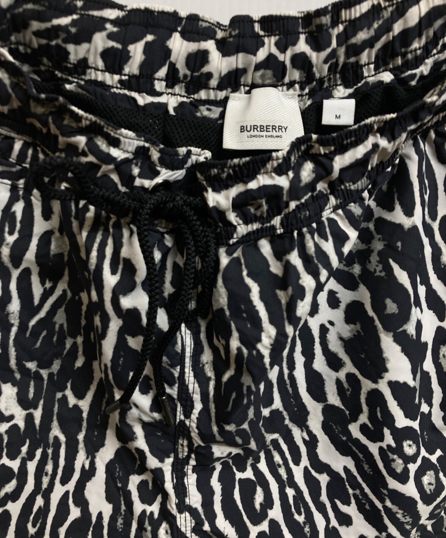 中古・古着通販】BURBERRY (バーバリー) ラバーロゴスイムパンツ