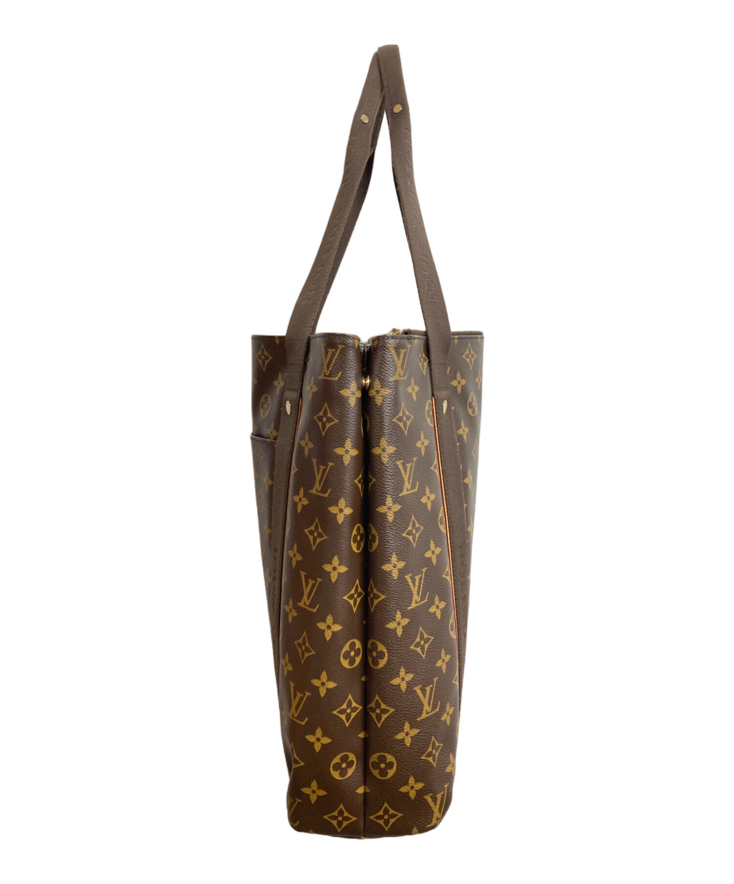 【使用感少なめ】ルイヴィトン カバボブール トートバッグ モノグラム ブラウン Louis Vuitton】ルイ・ヴィトン カバボブール 使用感少なめ】ルイ