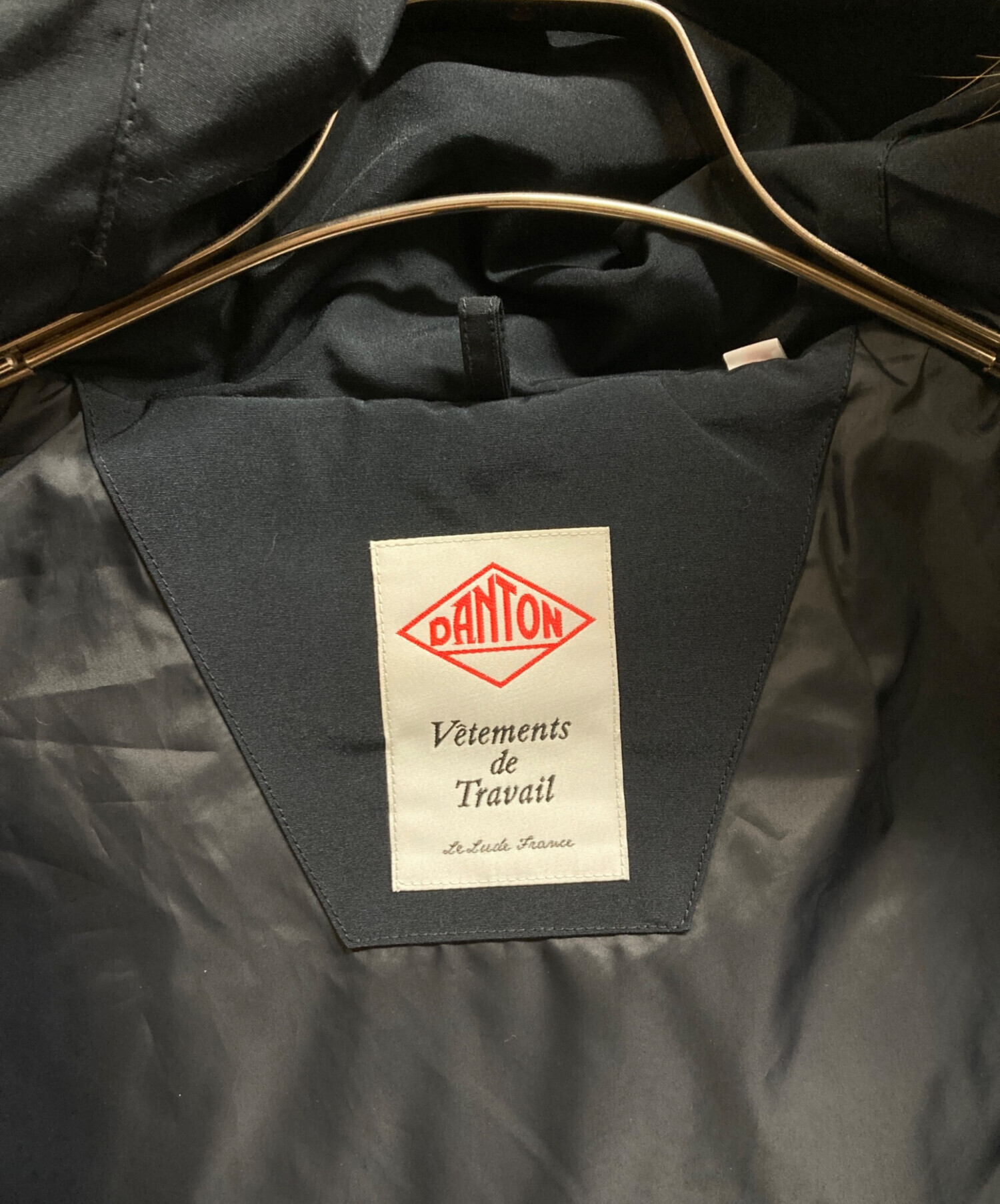 中古・古着通販】DANTON (ダントン) フード付きロングダウンコート 