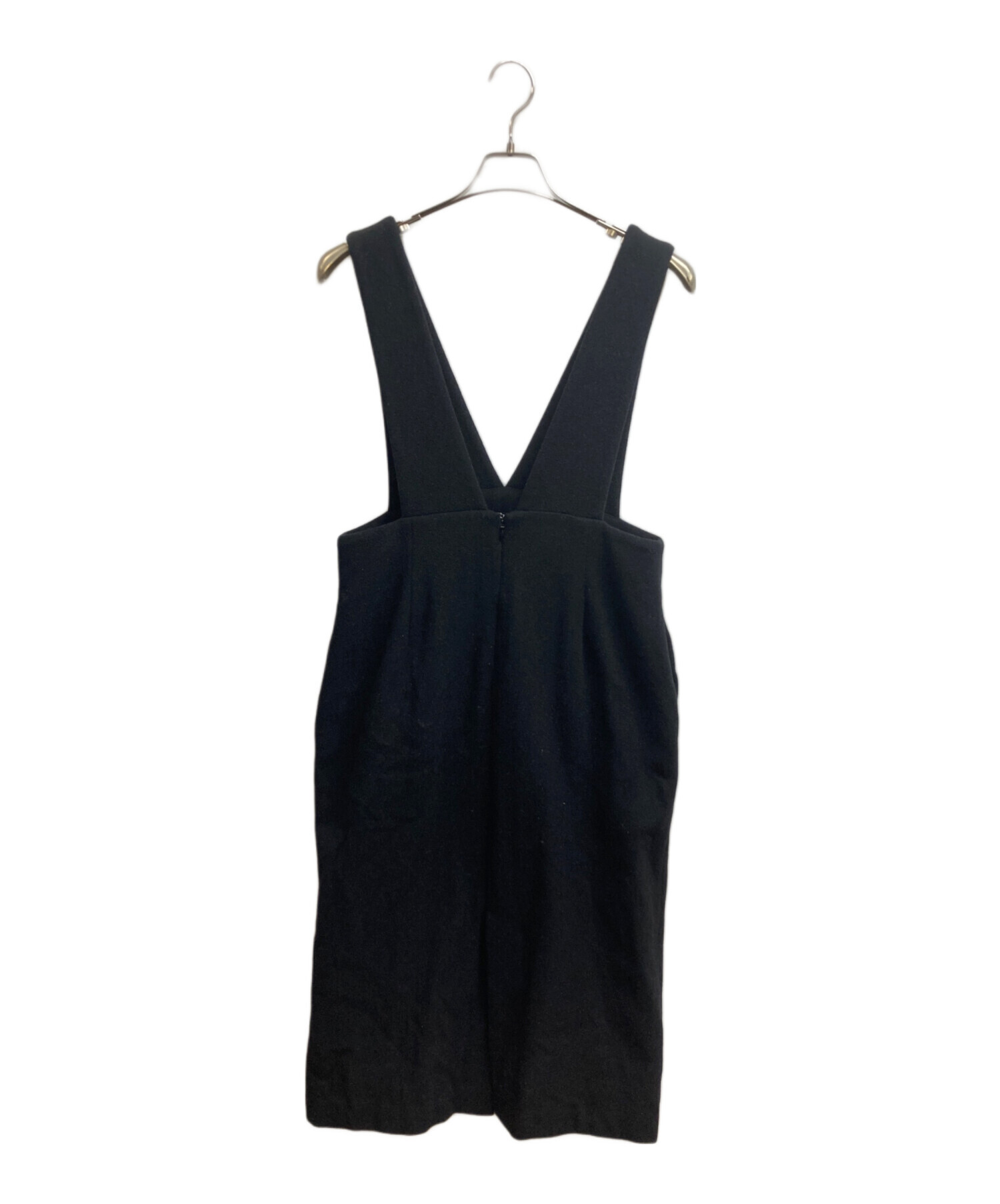 SACRA SUPER FINE BEAVER ブラック ジャンパースカート M 楽天市場