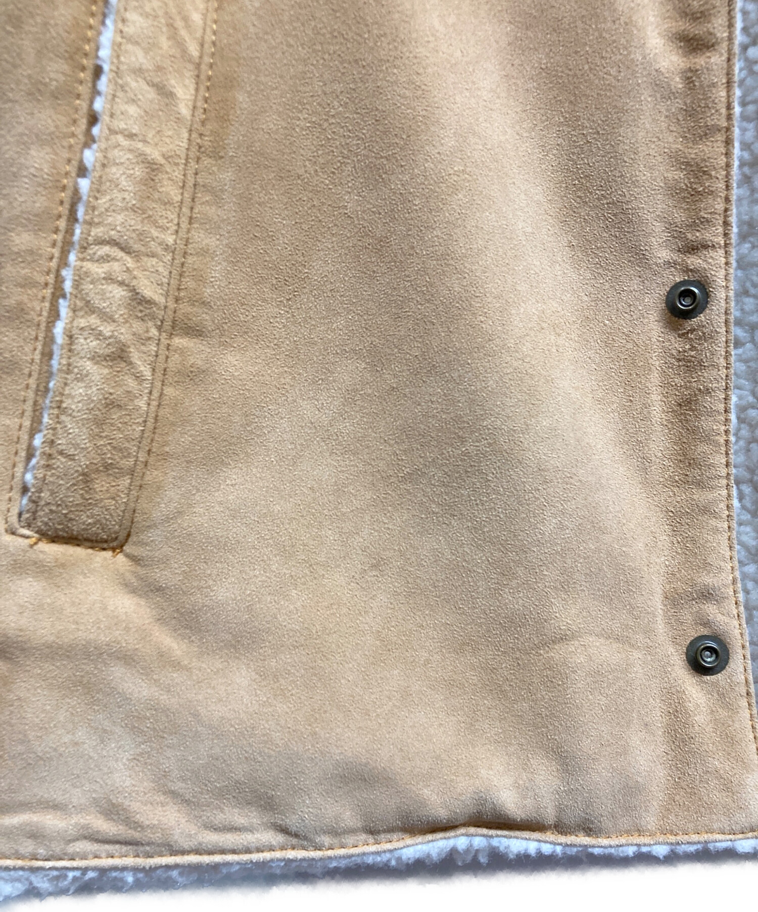 ロンハーマン 試着のみボア裏地付きベージュボアジャケット 中古・古着通販】RHC Ron Herman (アールエイチシー ロンハーマン) 裏