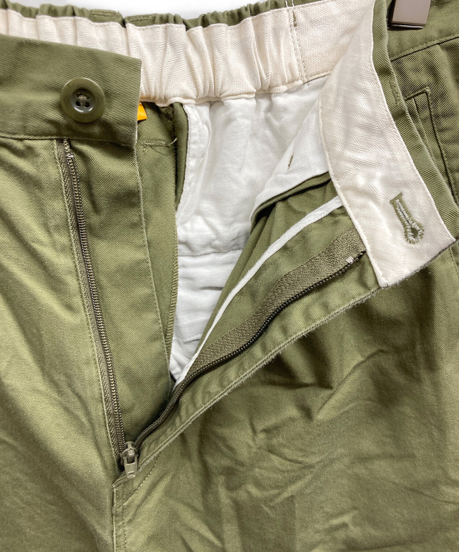 union ユニオン ショートパンツ XL ベージュx青緑x黄 【古着】【中古】 中古・古着通販】UNION (ユニオン) YARBO SHORT/UNIONパンツ カーキ