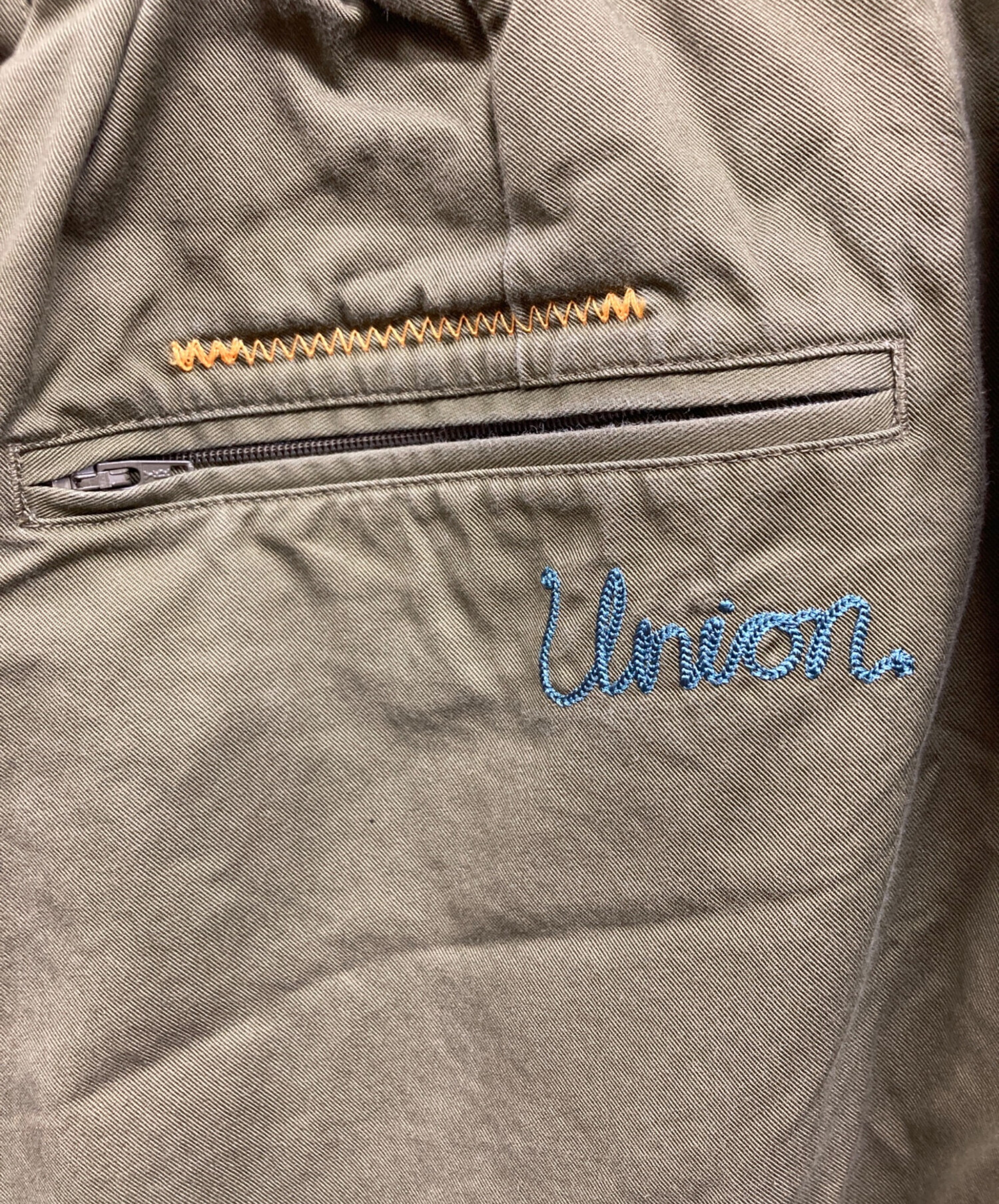中古・古着通販】UNION (ユニオン) YARBO SHORT/UNIONパンツ カーキ