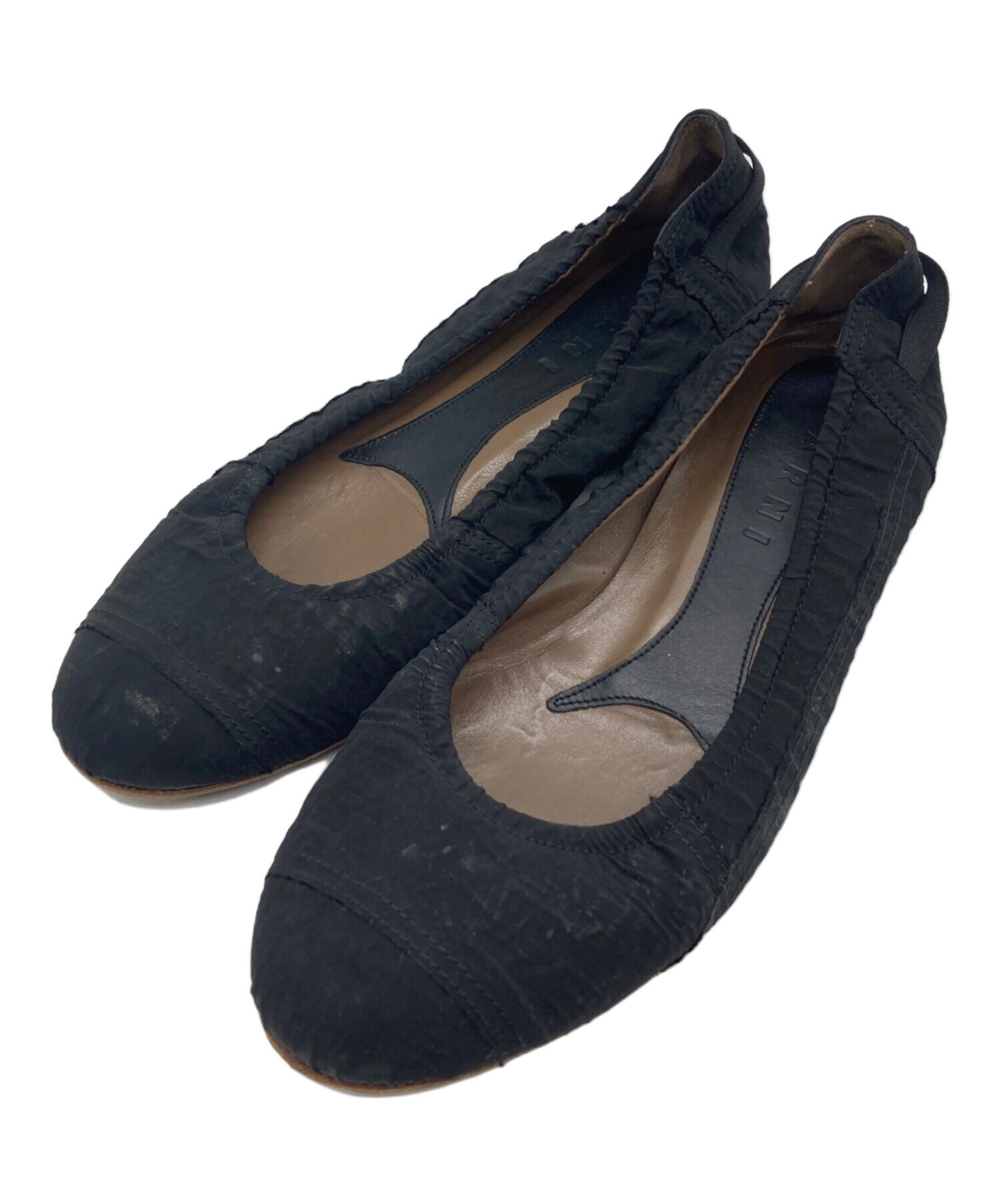 中古・古着通販】MARNI (マルニ) バレリーナフラットシューズ ブラック