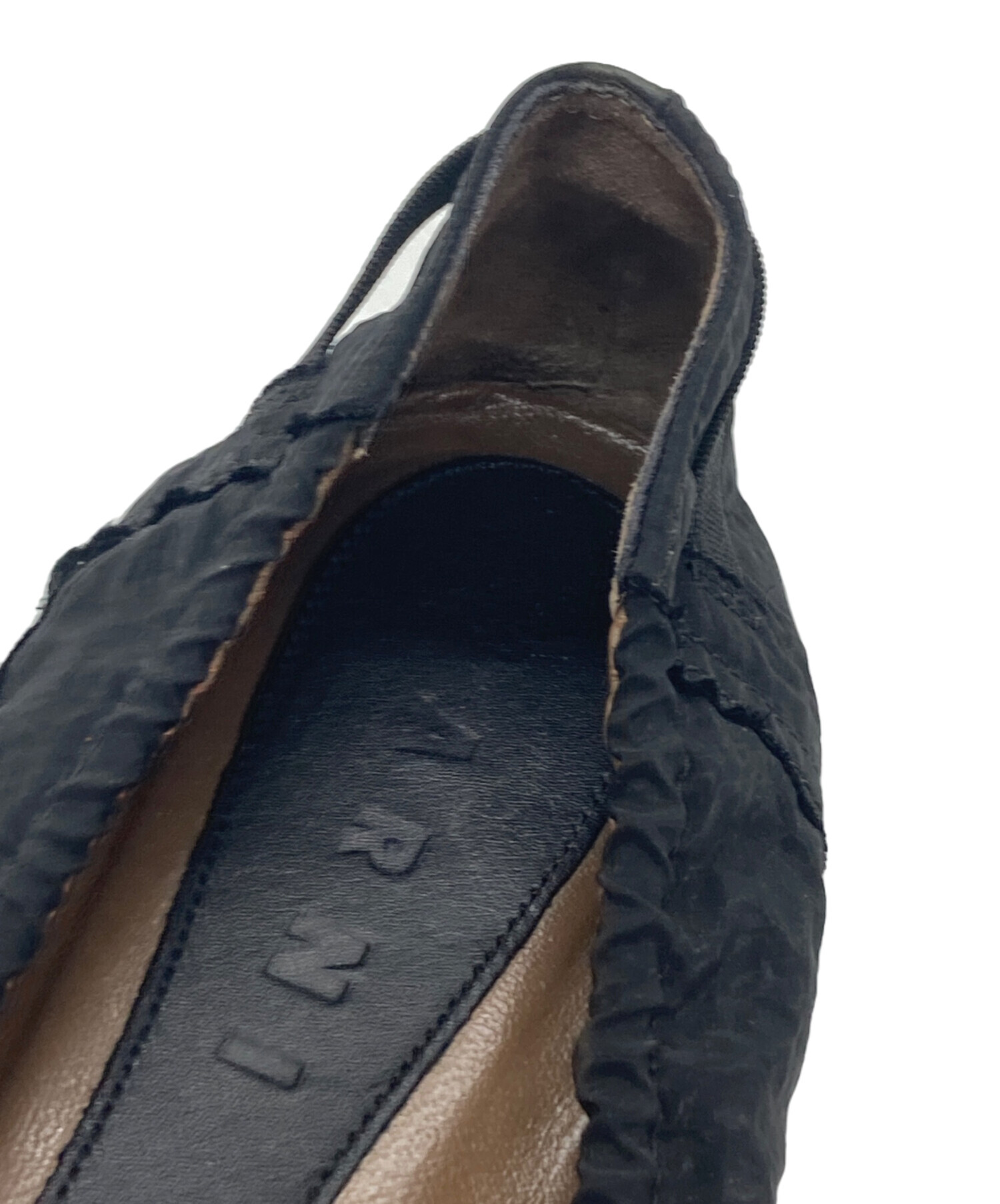 中古・古着通販】MARNI (マルニ) バレリーナフラットシューズ ブラック 
