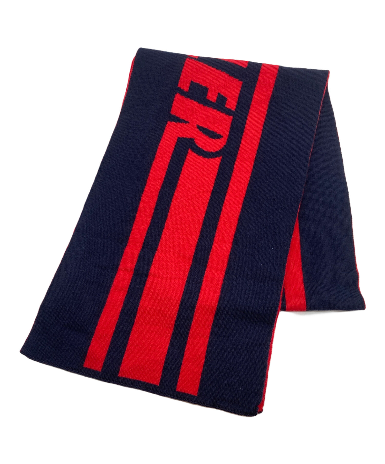 中古・古着通販】MONCLER (モンクレール) ウールマフラー レッド