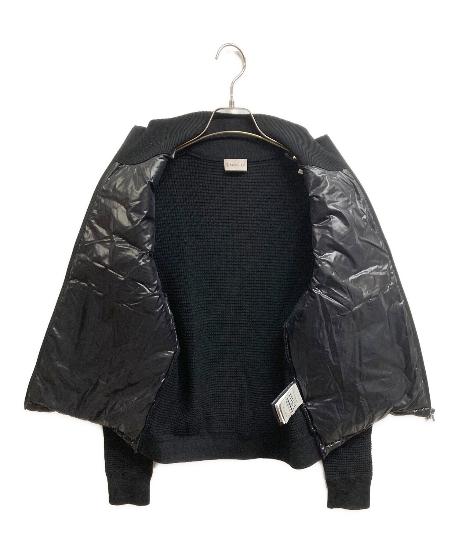 中古・古着通販】MONCLER (モンクレール) ニット切替ダウンジャケット