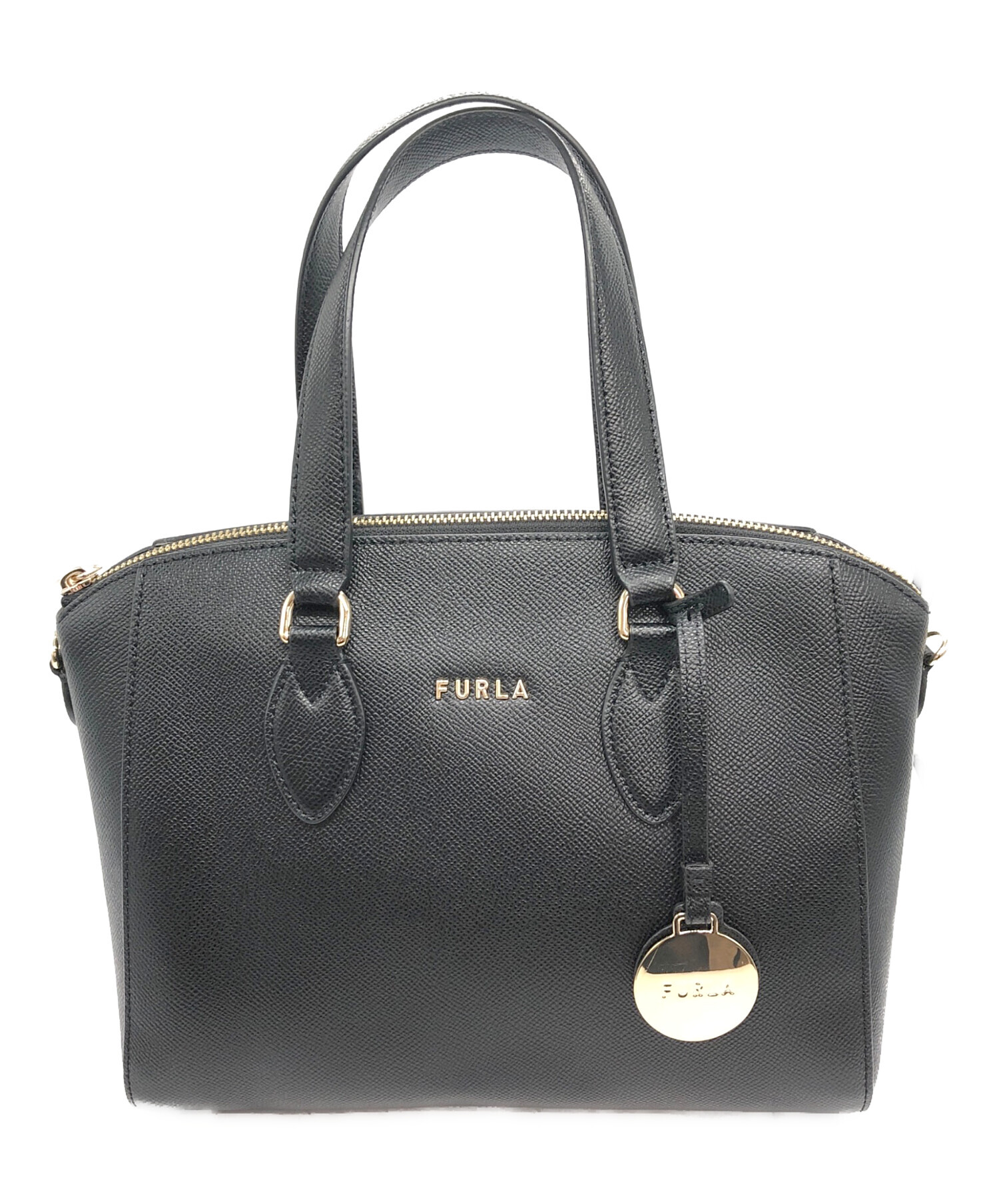中古・古着通販】FURLA (フルラ) 2WAYバッグ ブラック｜ブランド・古着