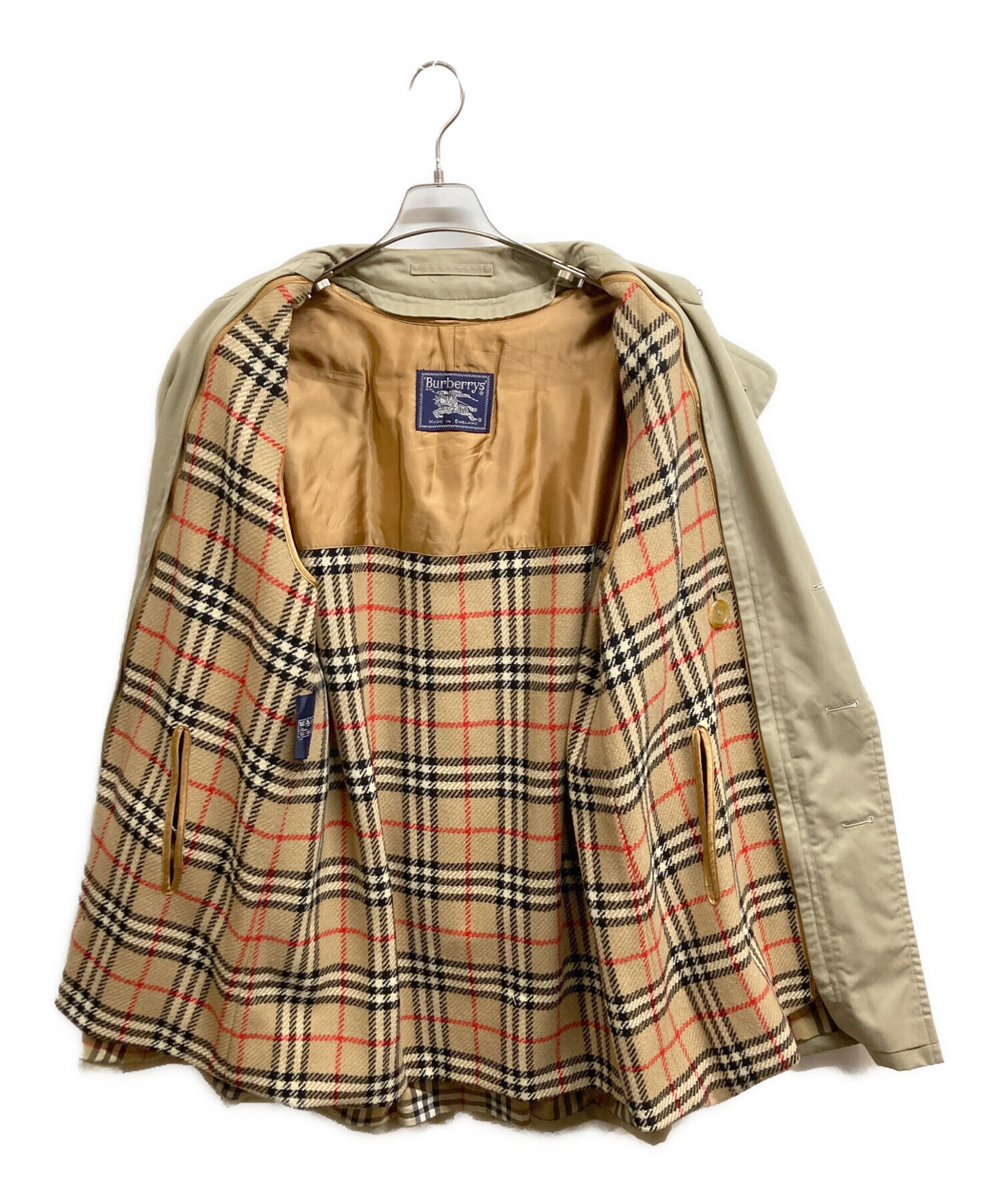 ライナー付 burberrys ベージュ トレンチコート 中古・古着通販】Burberry's (バーバリーズ) ライナー付トレンチコート