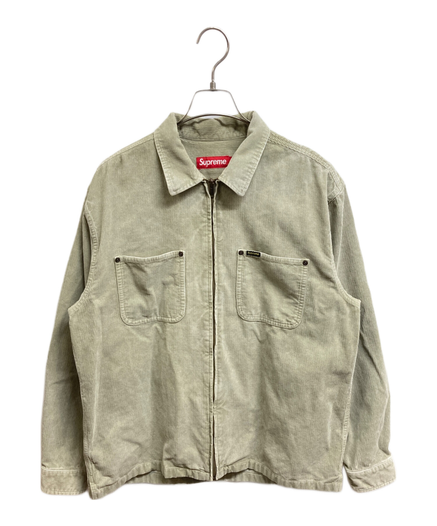 中古・古着通販】SUPREME (シュプリーム) 24SS Washed Corduroy Zip Up 