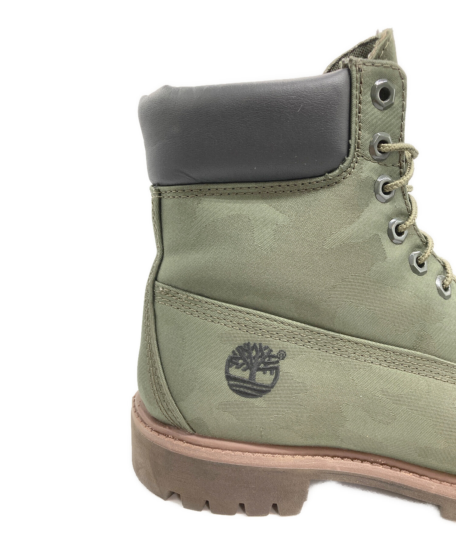 中古・古着通販】Timberland (ティンバーランド) FABRIC BOOT GREEN 