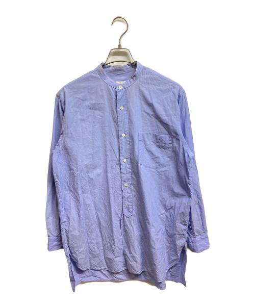 中古・古着通販】COMOLI (コモリ) バンドカラーコモリシャツ ブルー