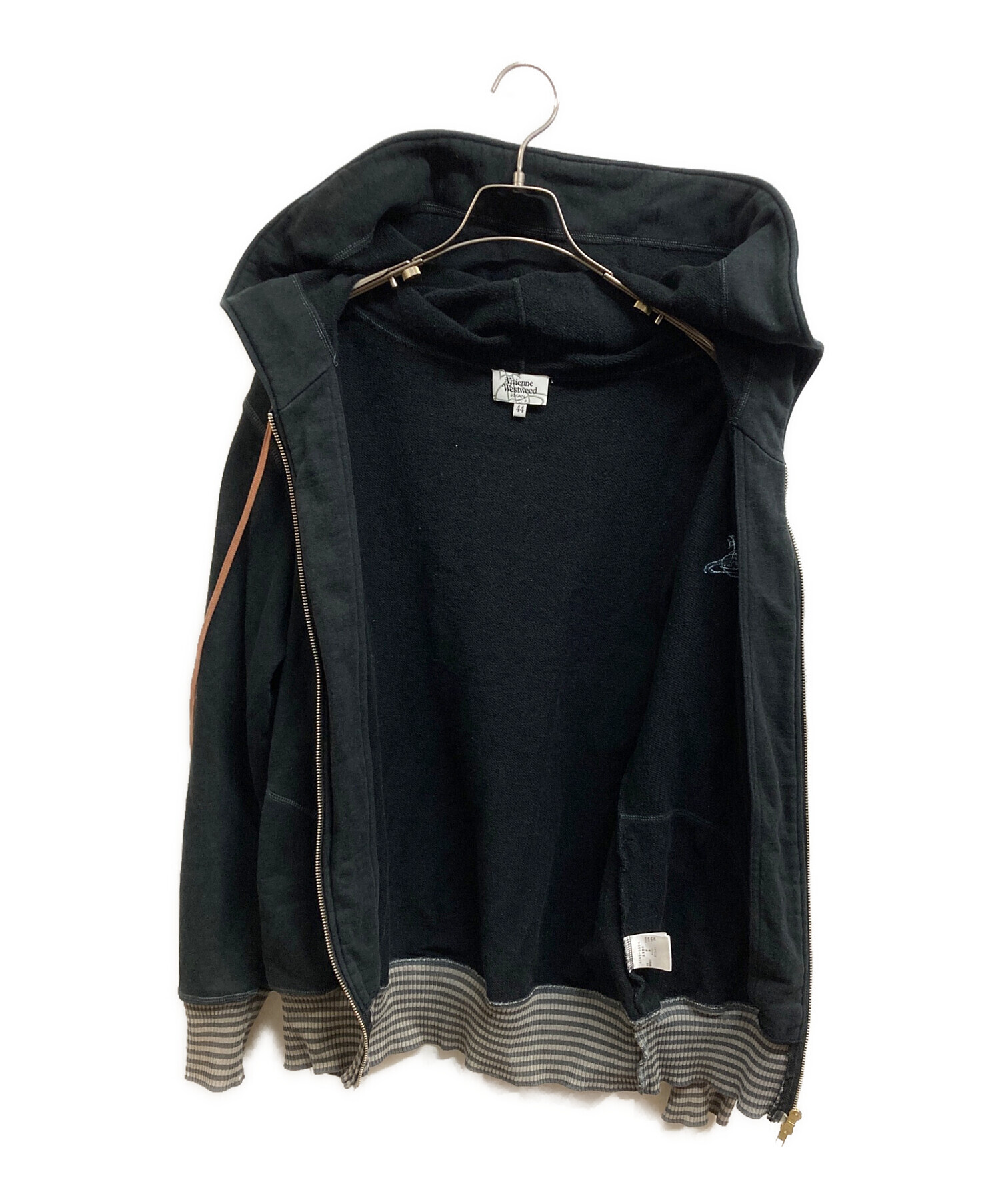 ヴィヴィアンウエストウッドマン ウールジップパーカー オーブ刺繍 46 中古・古着通販】Vivienne Westwood man (ヴィヴィアン ウェストウッド