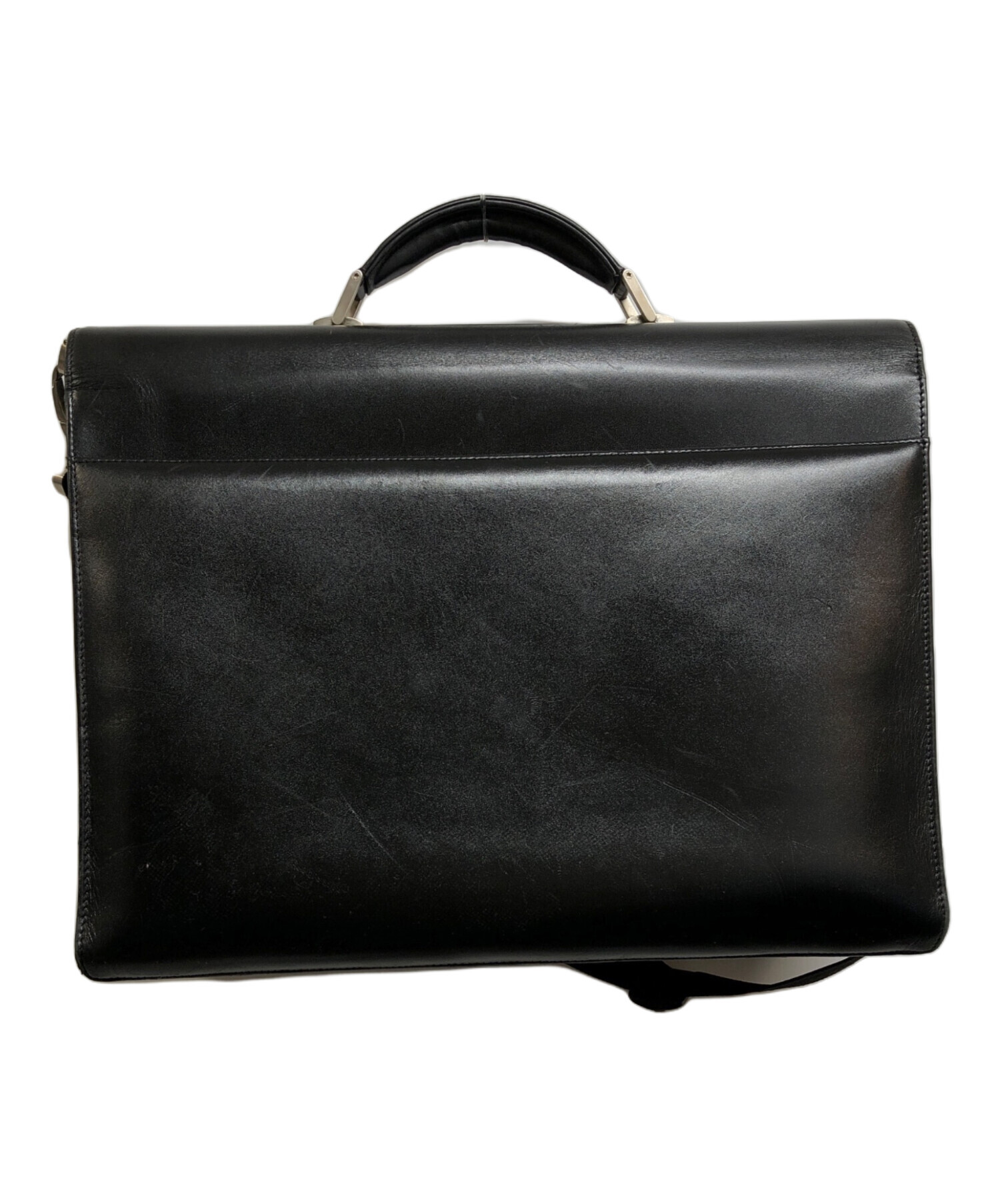 【未使用保管品】 MONTBLANC モンブラン ブリーフケース 2way 黒 中古・古着通販】MONTBLANC (モンブラン) 2WAYブリーフケース ブラック