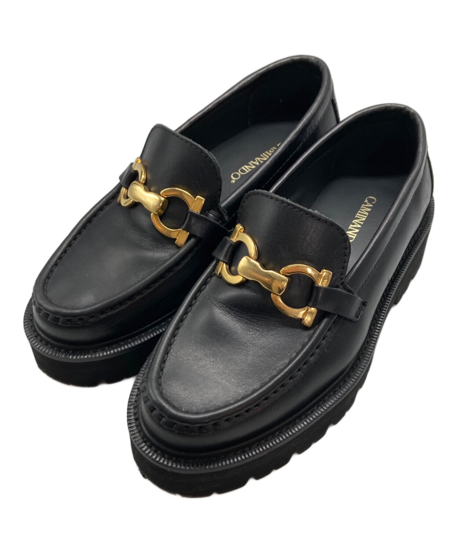 中古・古着通販】Caminando (カミナンド) BIT LOAFER ブラック サイズ