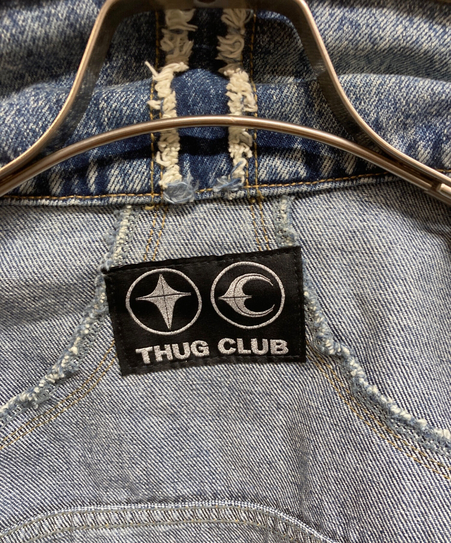 中古・古着通販】THUG CLUB (サグ クラブ) トライバルデニムジャケット