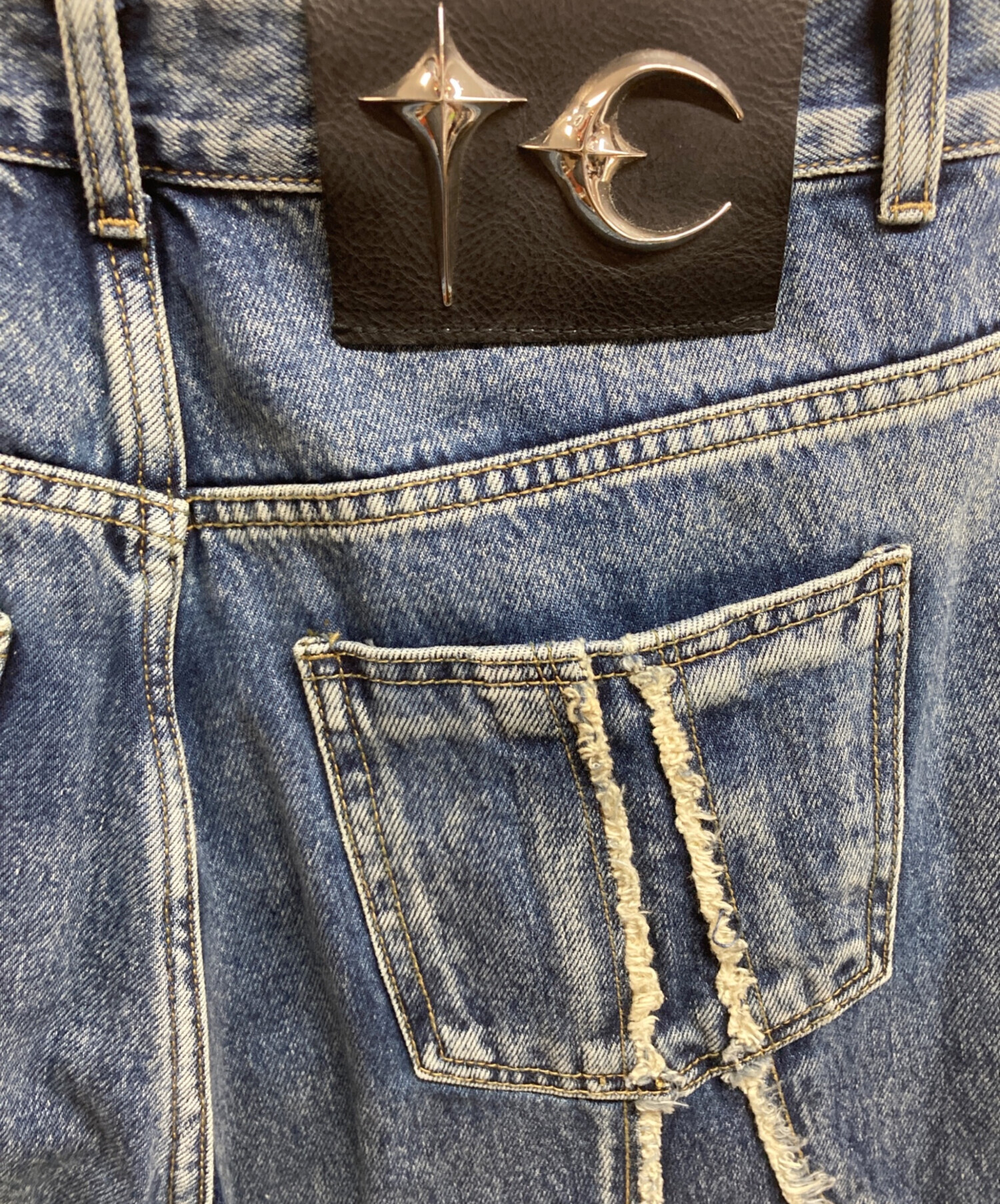 中古・古着通販】THUG CLUB (サグ クラブ) トライバルデニムパンツ