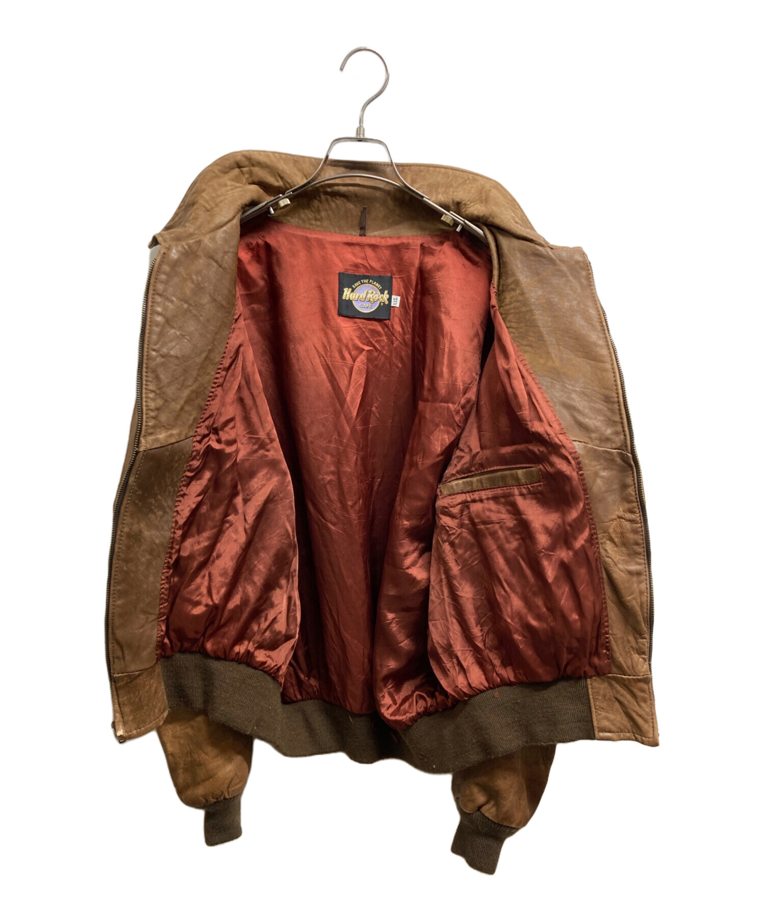 中古・古着通販】Hard Rock cafe (ハードロックカフェ) レザー