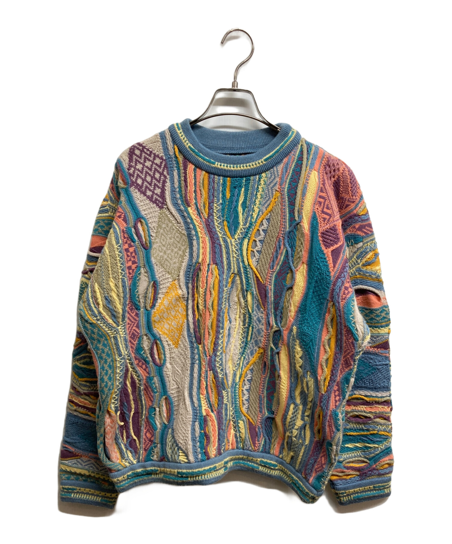 中古・古着通販】COOGI (クージー) 3Dニット マルチカラー サイズ:SS 