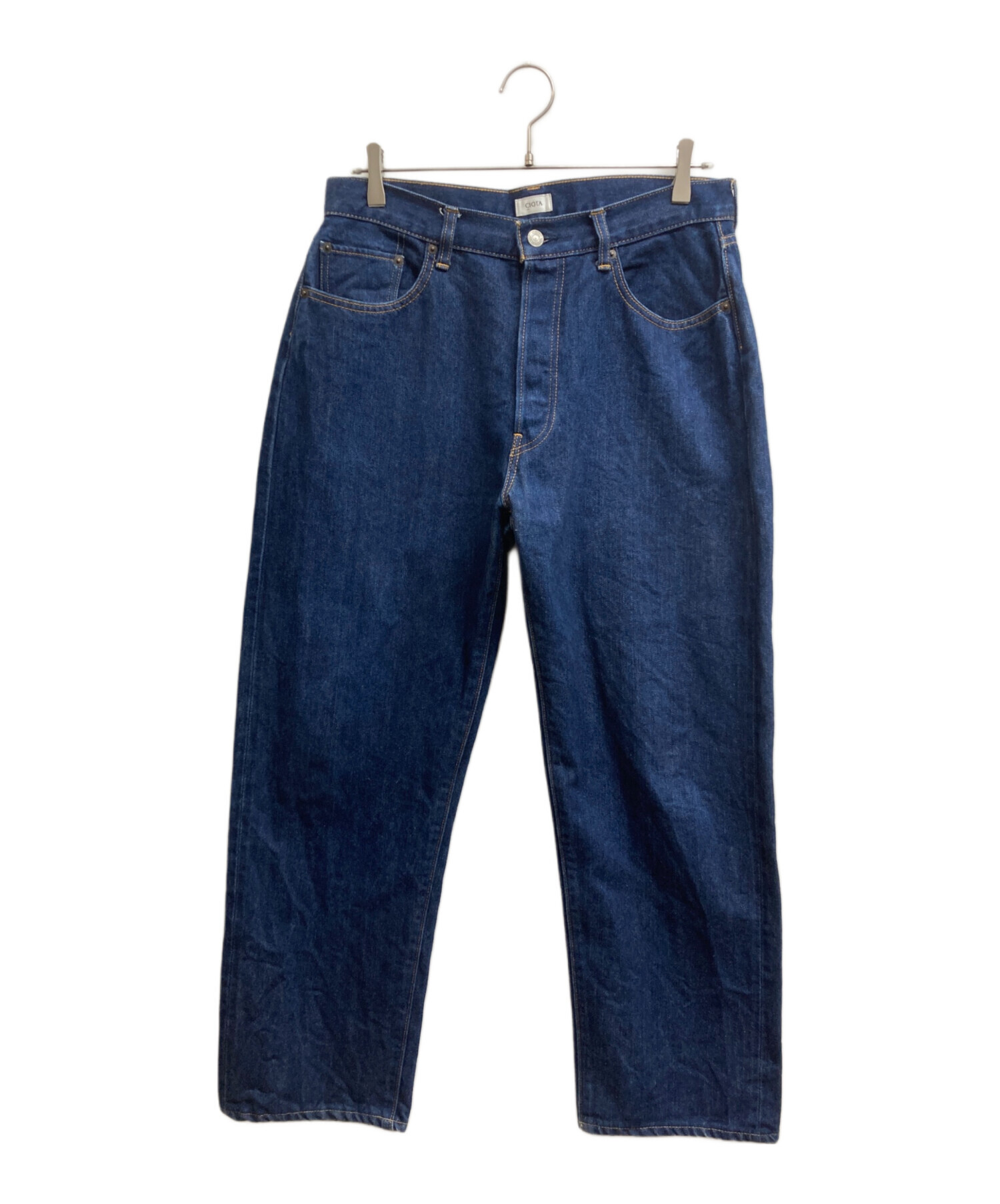 極美品　CIOTAスビンコットン13.5ozストレートデニム サイズ32 中古・古着通販】CIOTA (シオタ) 本藍スビンコットン 13.5oz