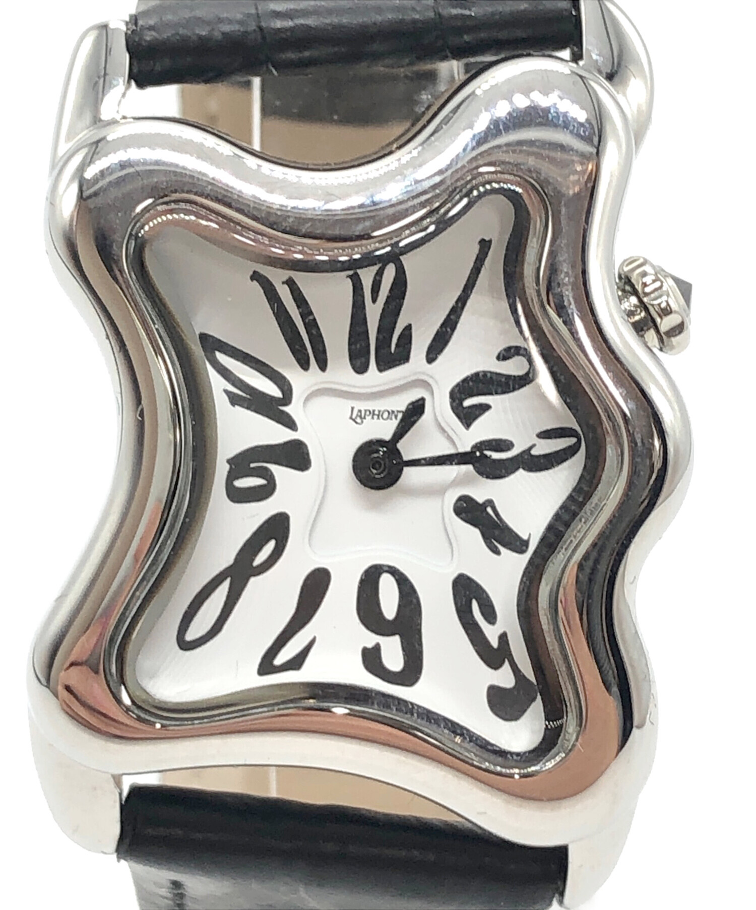 中古・古着通販】LAPHONT (ラフォン) SQUARE MELTING WATCH ホワイト