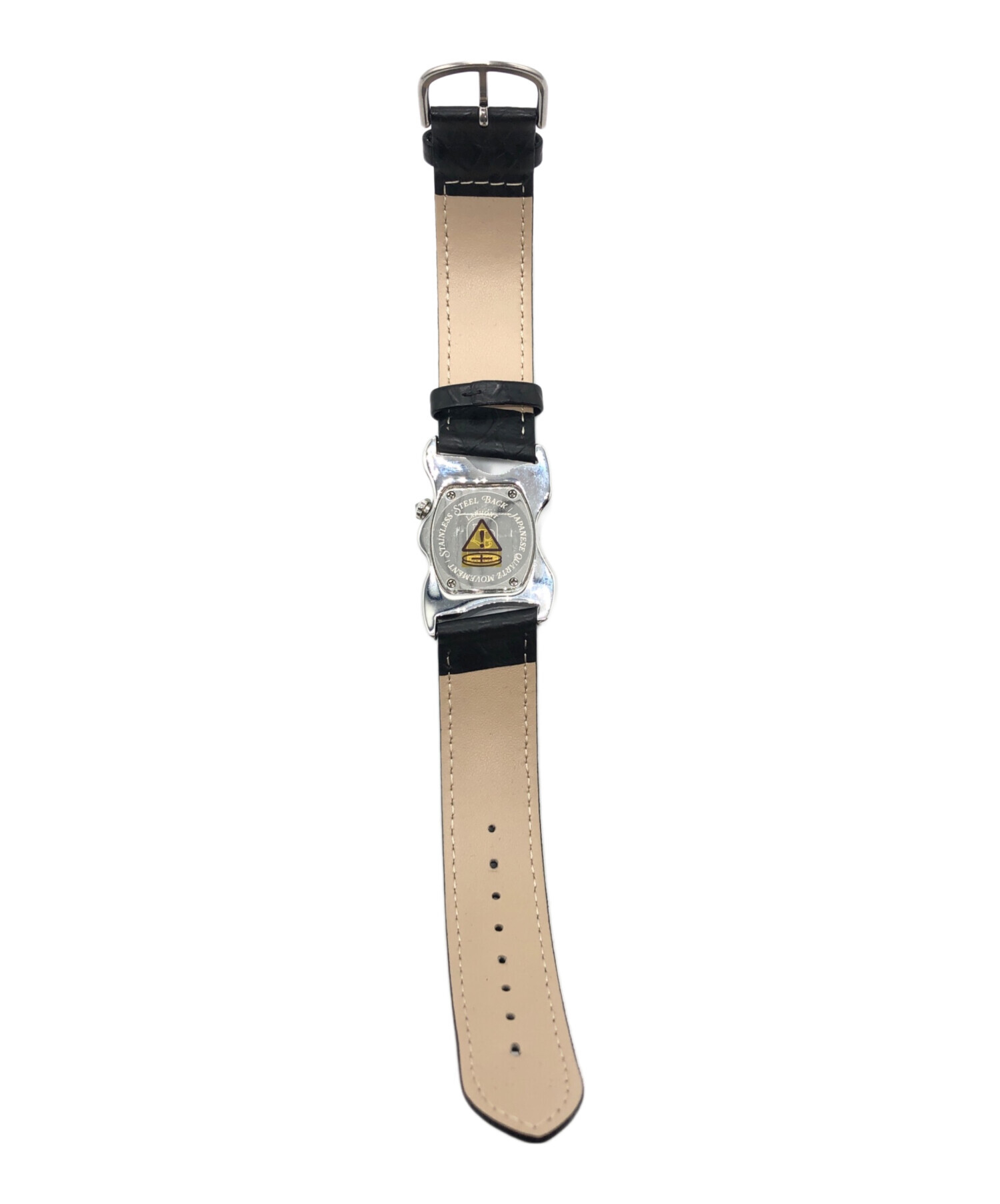 中古・古着通販】LAPHONT (ラフォン) SQUARE MELTING WATCH ホワイト