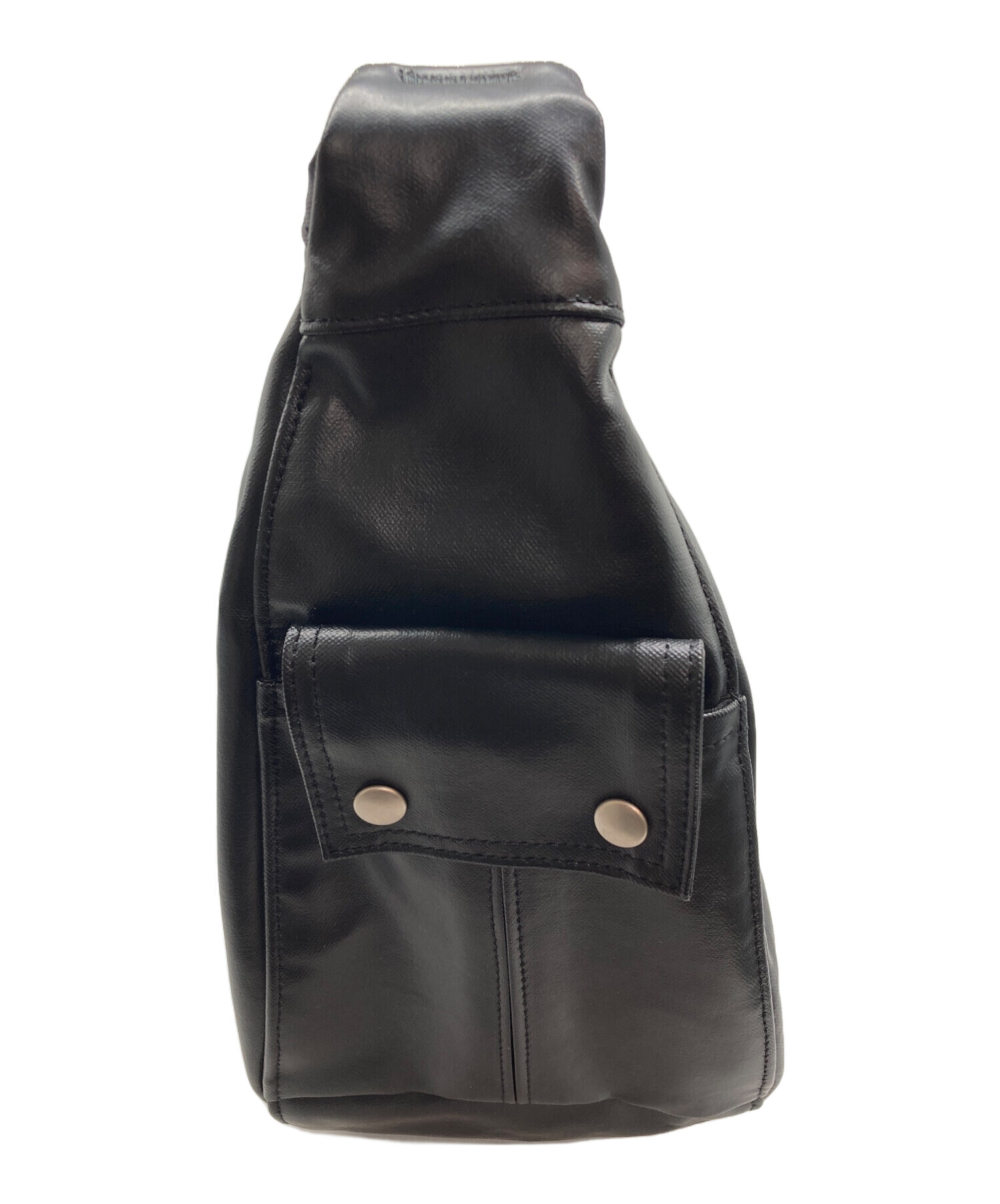 未使用　PORTER　フィールド　ショルダー　レザー　ブラック 中古・古着通販】PORTER (ポーター) レザーショルダーバッグ ブラック