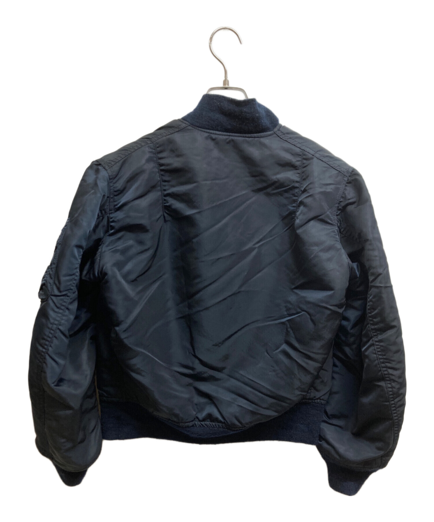 中古・古着通販】ALPHA (アルファ) MA-1フライトジャケット ブラック