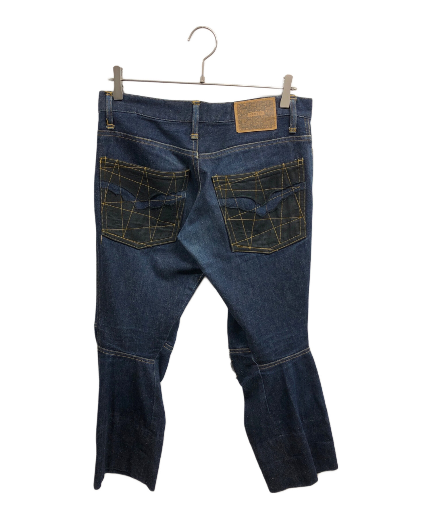 中古・古着通販】Nemeth (ネメス) 立体裁断デニムパンツ インディゴ