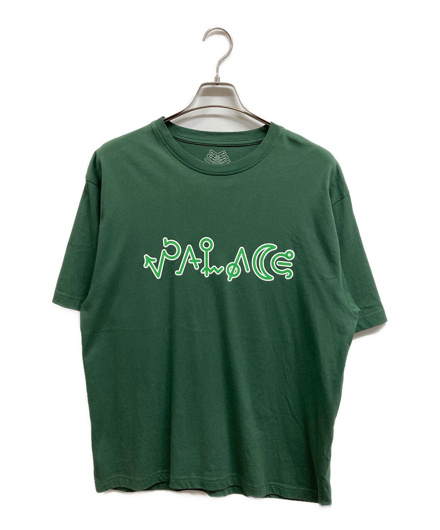 さる　Palace パレス Tシャツ ダークグリーン 中古・古着通販】PALACE (パレス) NAVIGATION T-SHIRT/PALACETシャツ