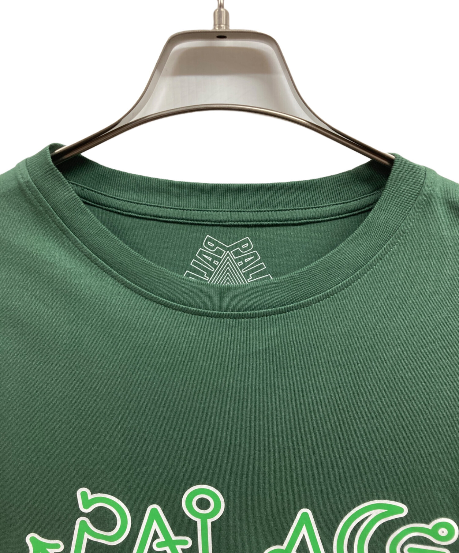 さる　Palace パレス Tシャツ ダークグリーン 中古・古着通販】PALACE (パレス) NAVIGATION T-SHIRT/PALACETシャツ