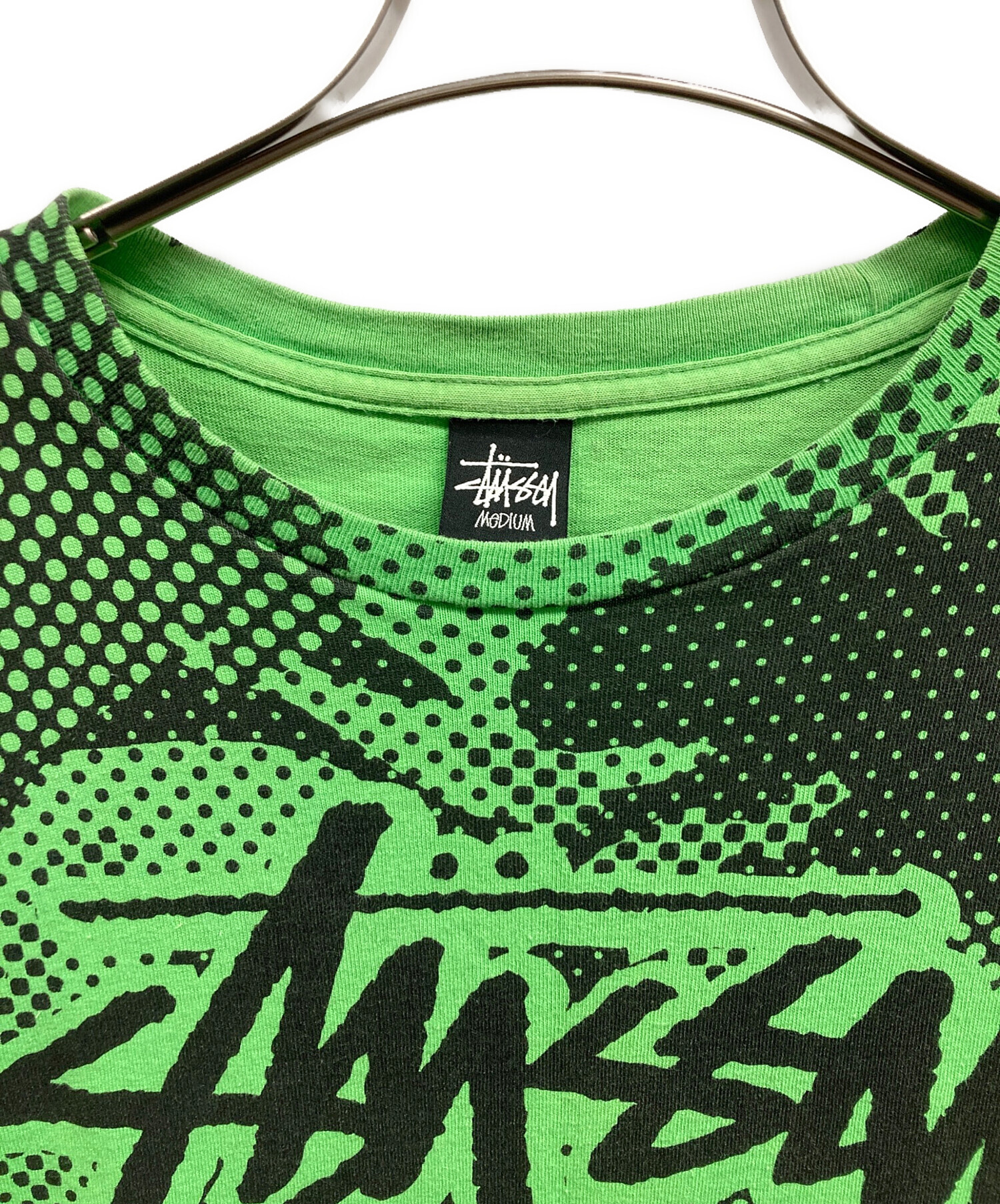 中古・古着通販】stussy (ステューシー) 総柄プリントtシャツ/stussyT 