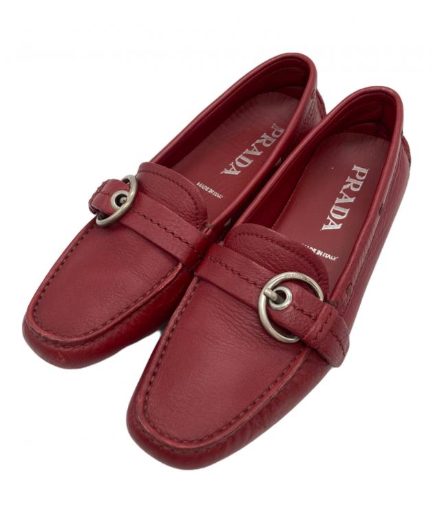 中古・古着通販】PRADA (プラダ) ドライビングローファーシューズ