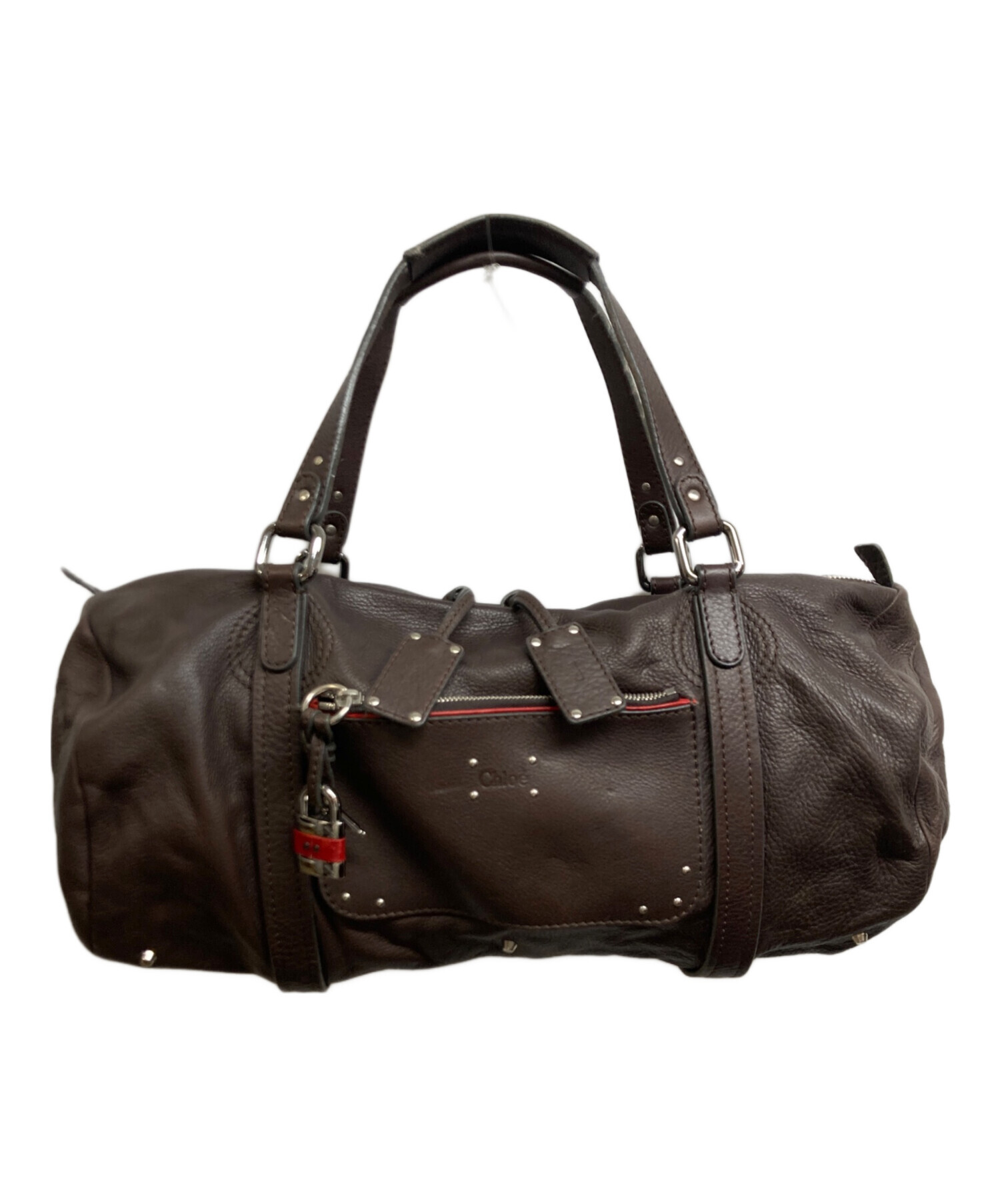 中古・古着通販】Chloe (クロエ) ボストンバッグ ブラウン｜ブランド 