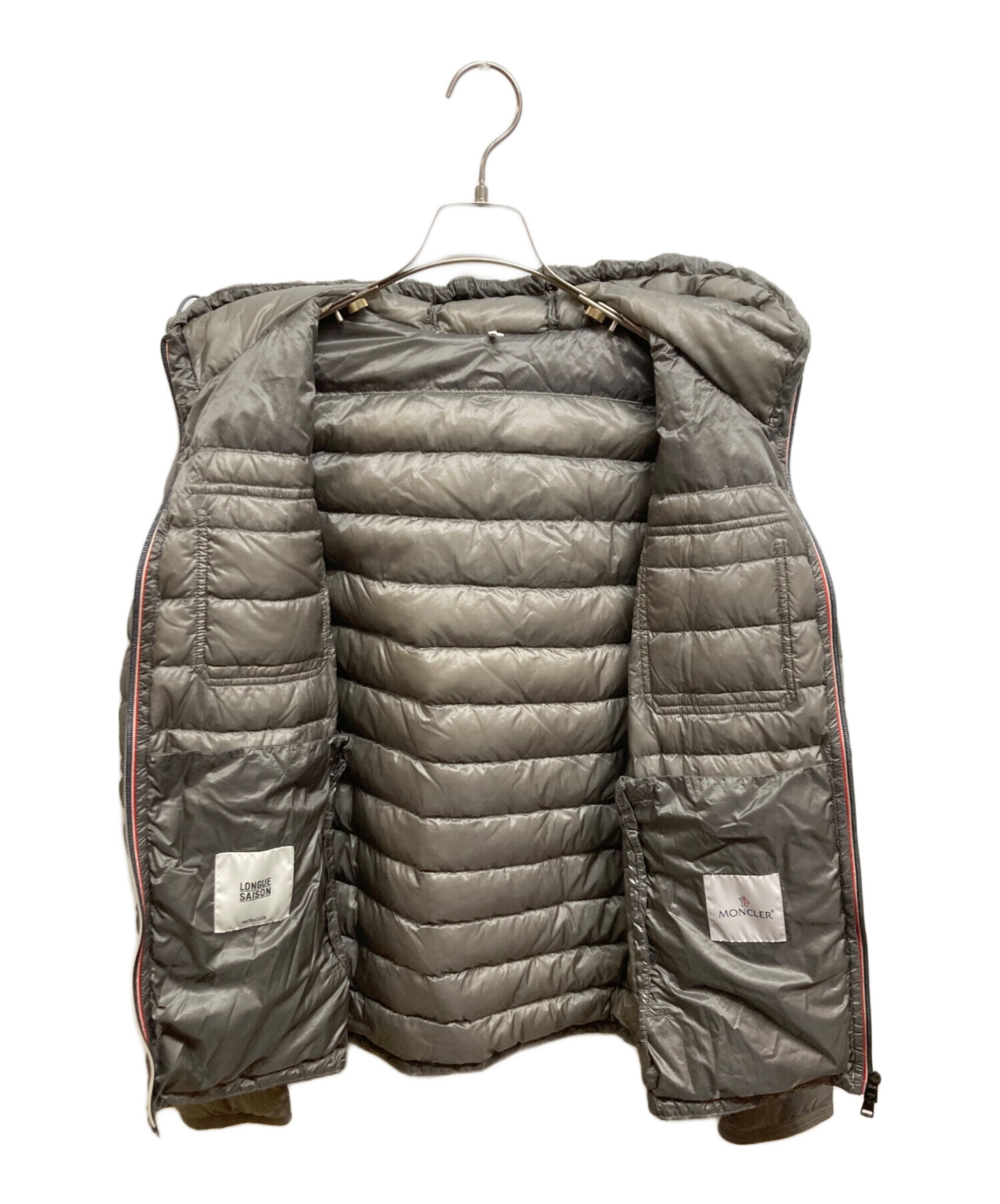 中古・古着通販】MONCLER (モンクレール) ダウンジャケット グレー 