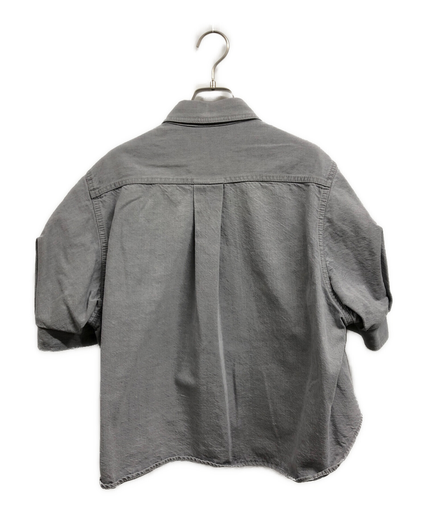 sacai サカイ ブラウス S グレー 【古着】【中古】【送料無料】 中古・古着通販】sacai (サカイ) Suiting Shirt グレー サイズ:2