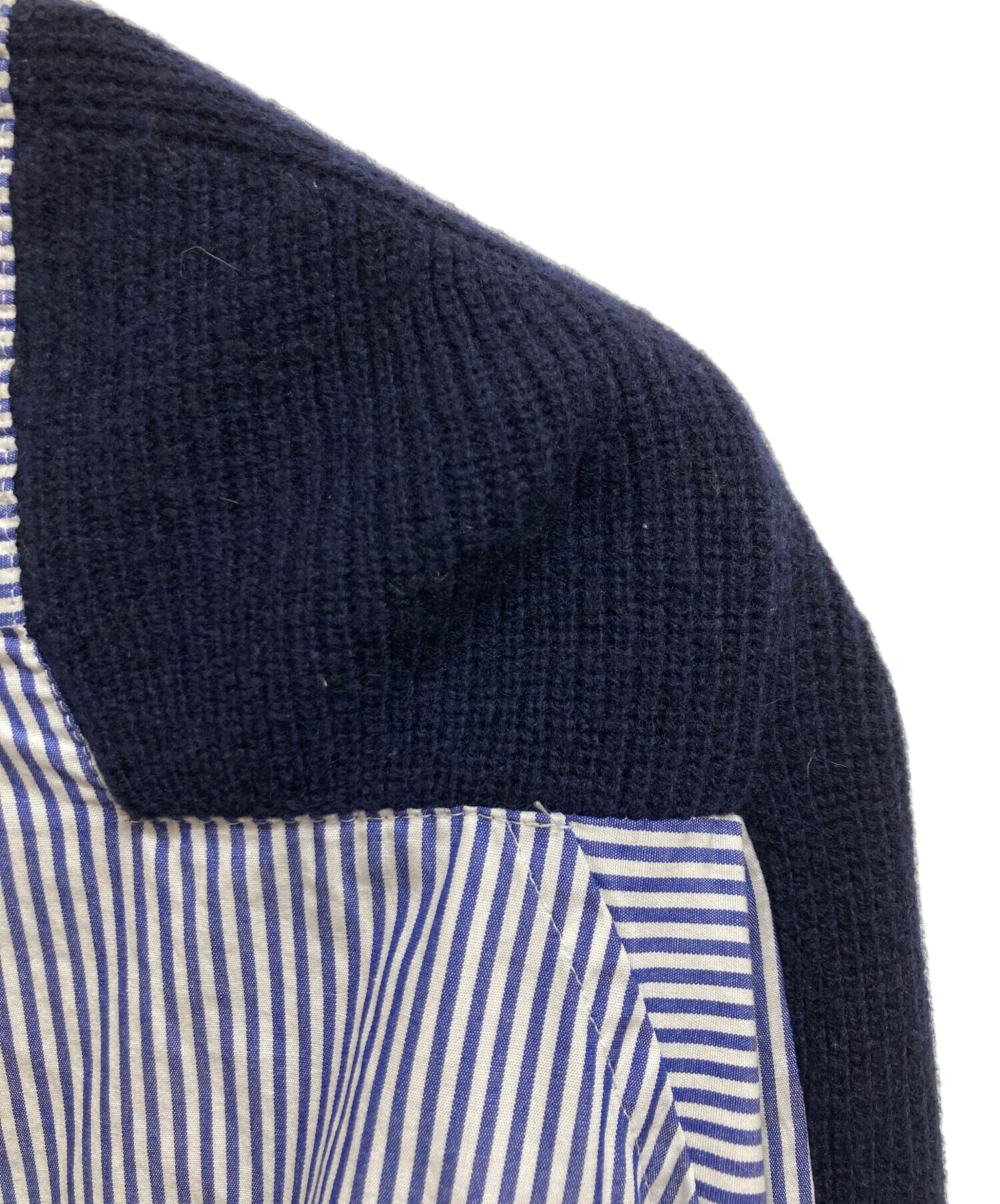 中古・古着通販】sacai (サカイ) シャツドッキングカーディガン