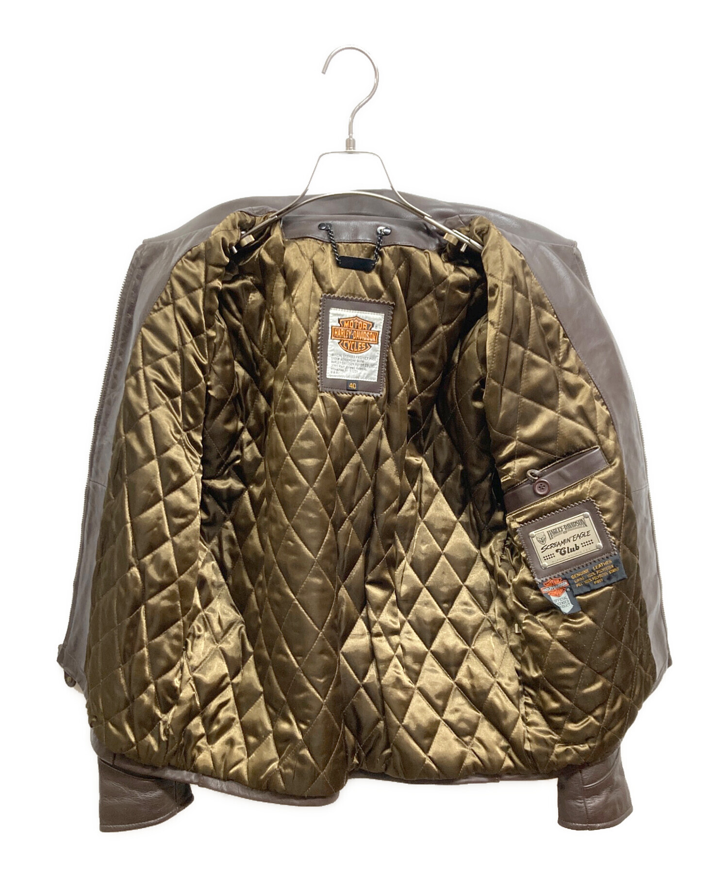 中古・古着通販】HARLEY-DAVIDSON (ハーレーダビッドソン) レザー