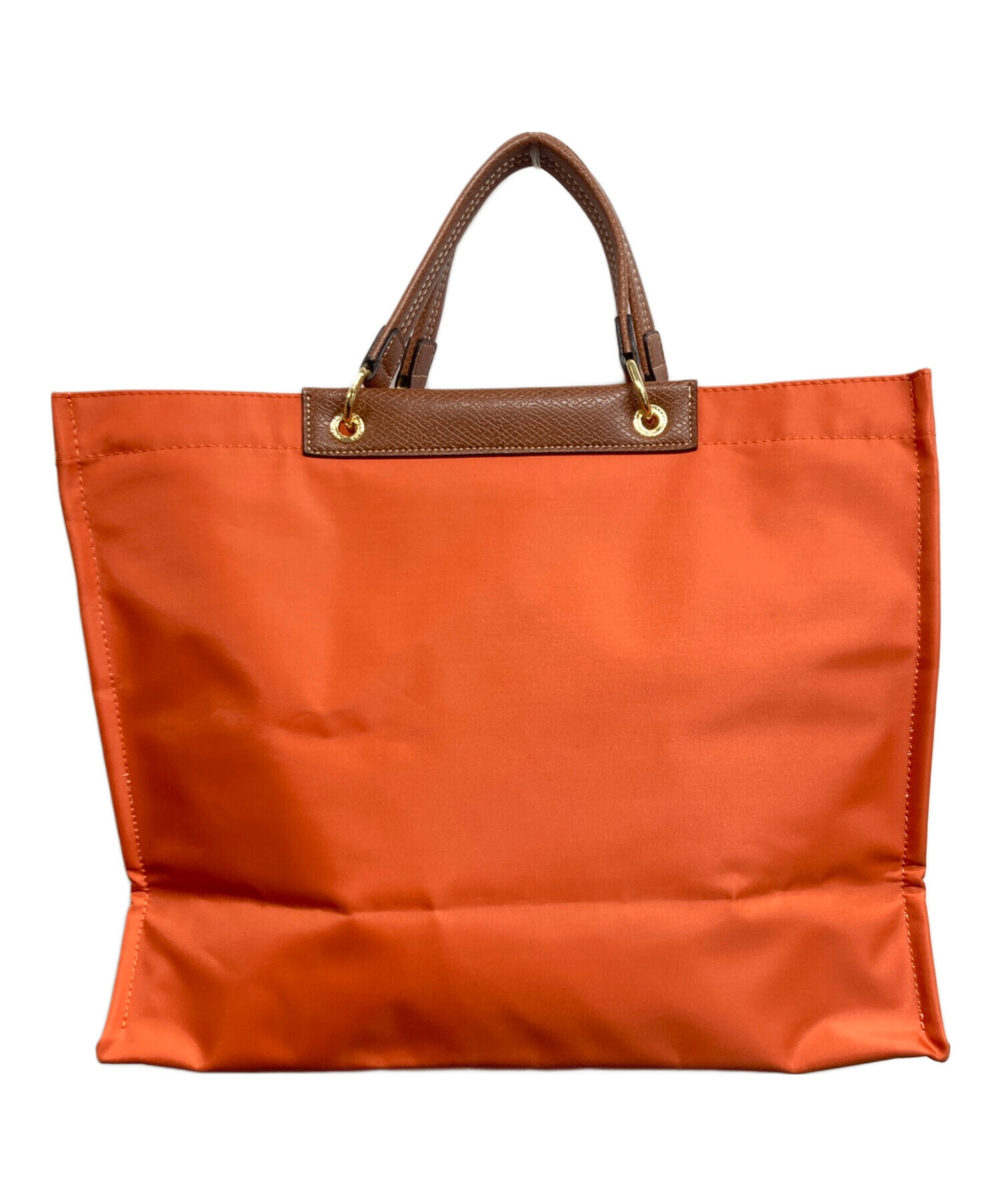 中古・古着通販】LONGCHAMP (ロンシャン) ショッピングバッグ オレンジ